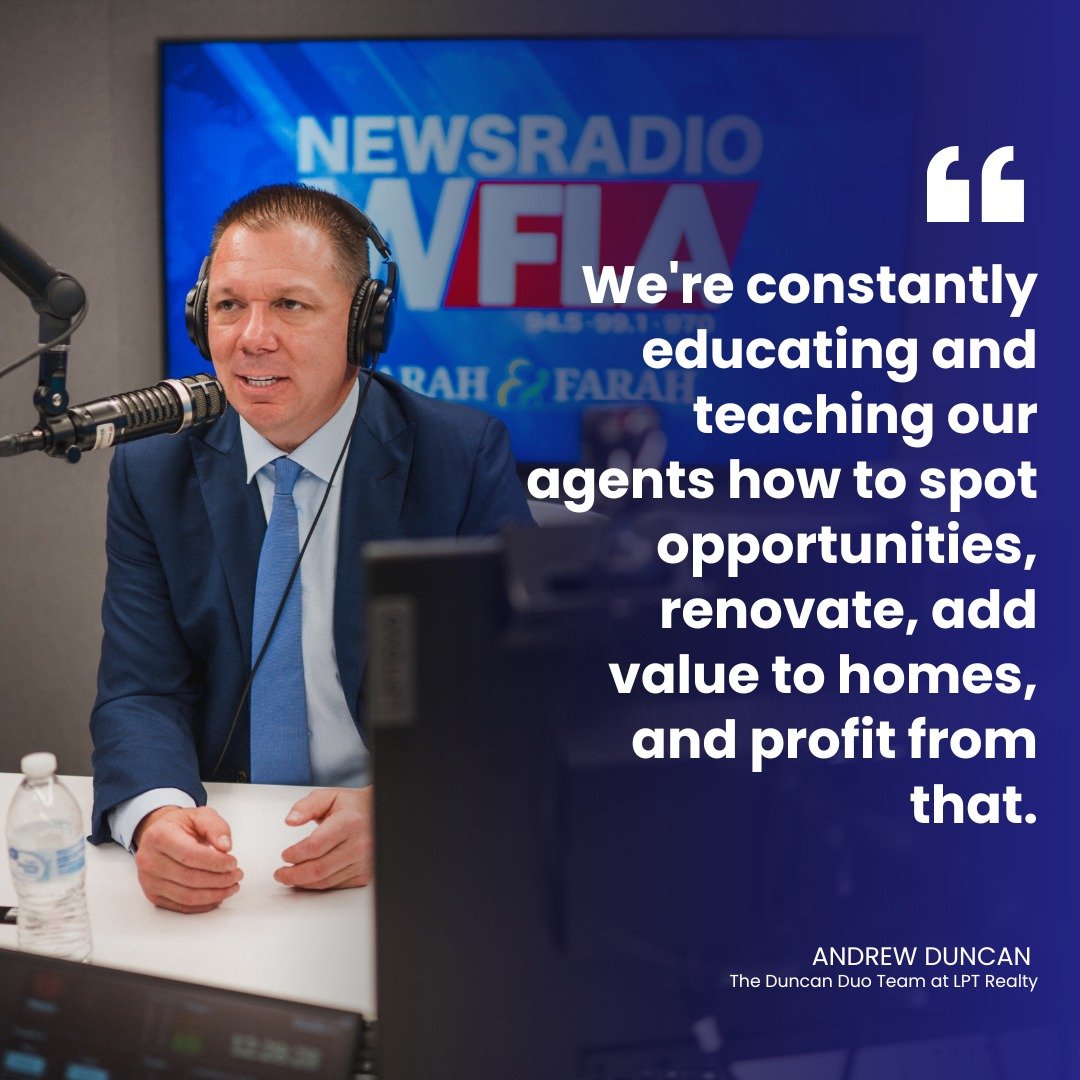 Buying, selling, or investing in Tampa Bay? Get trusted guidance from The Duncan Duo Real Estate Show&mdash;your weekly source for real market answers.

Listen every Sunday at 10AM on Newsradio WFLA and stay ahead in a fast-moving market.

Replay any