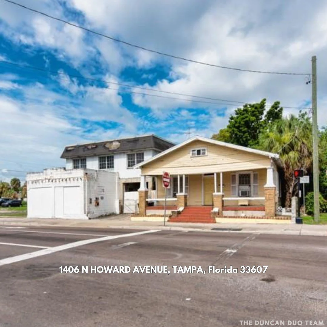 🚨 RARE TAMPA DEVELOPMENT OPPORTUNITY 🚨
Looking for your next high-return project in one of Tampa&rsquo;s hottest neighborhoods? 1406 N Howard Ave is officially on the market! Positioned on a prime corner lot in the heart of highly sought-after Nort