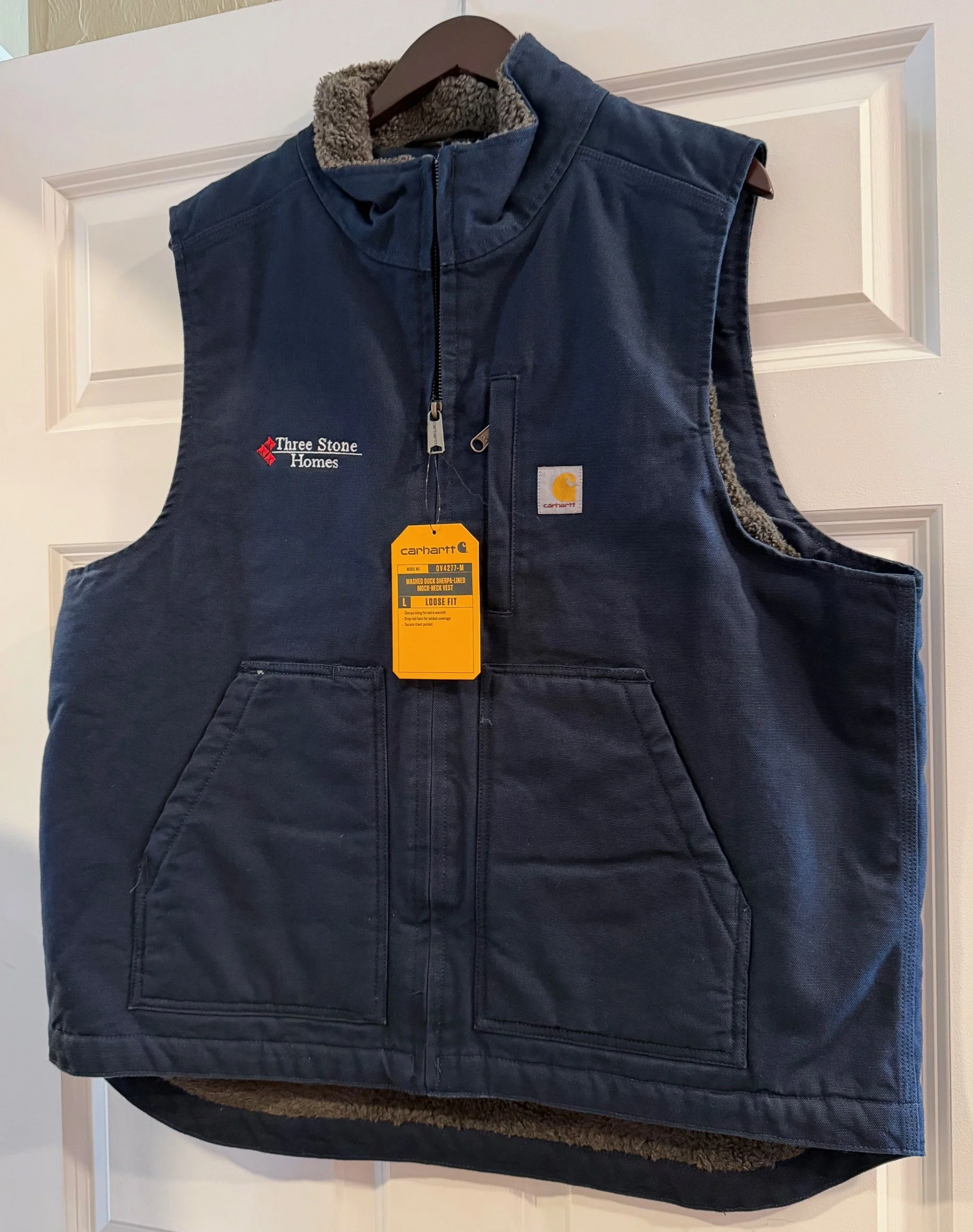 Carhartt Duck Vest - Navy, Multiple Sizes