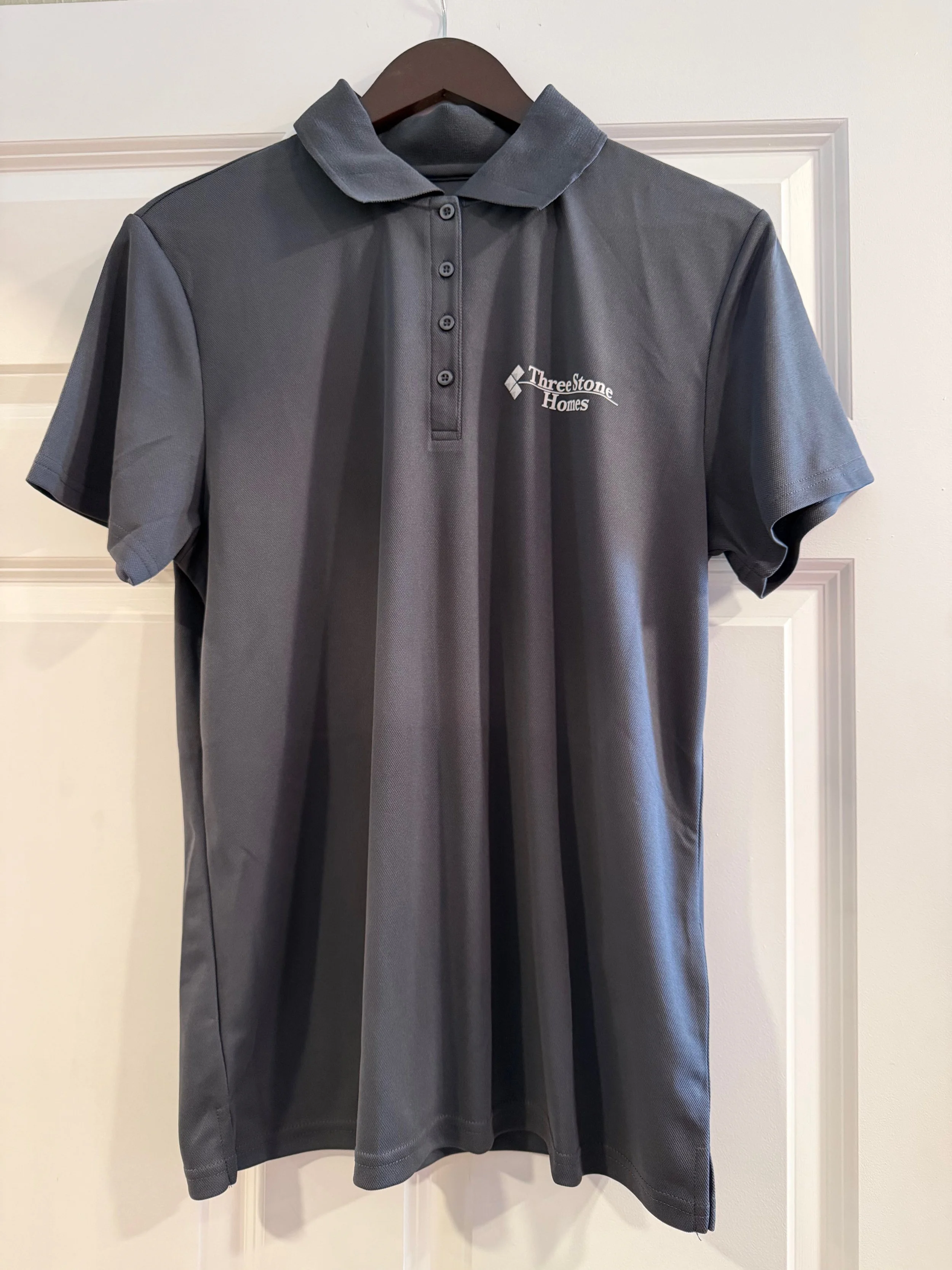 Logo Performance Polo- Womens Dark Grey L