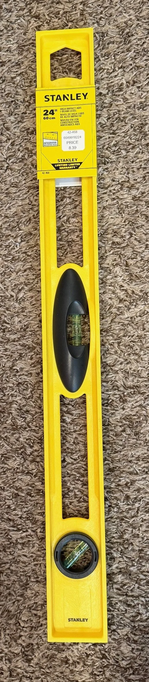 Stanley 24" High Impact I-Beam Level