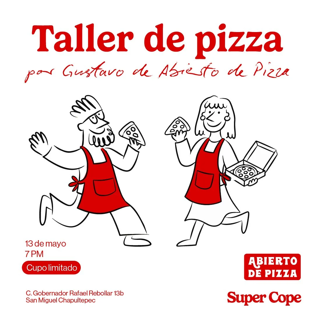 Taller de Pizza en Super Cope
