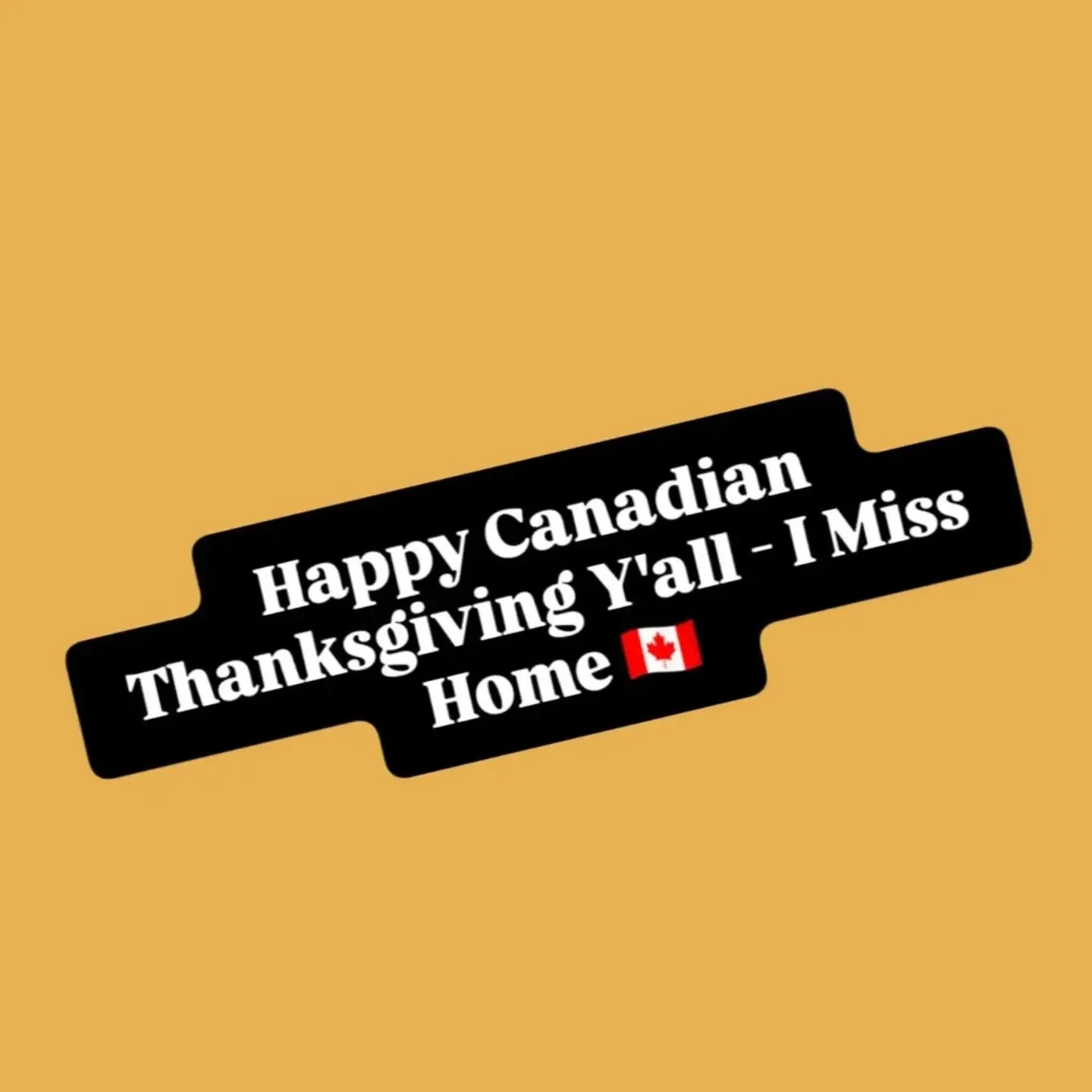 Happy Day to all who Celebrate back home 

Love y'all Canada and Miss You Everyday 🇨🇦

#thanksgiving