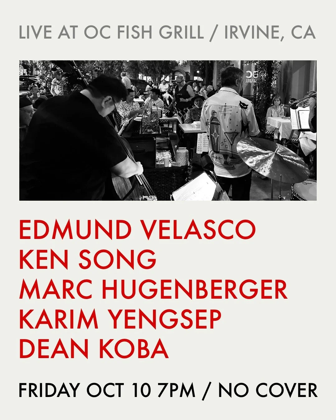 This Friday @ocfishgrill📍5789 Alton Pkwy, Irvine 📞 (949) 988 7002