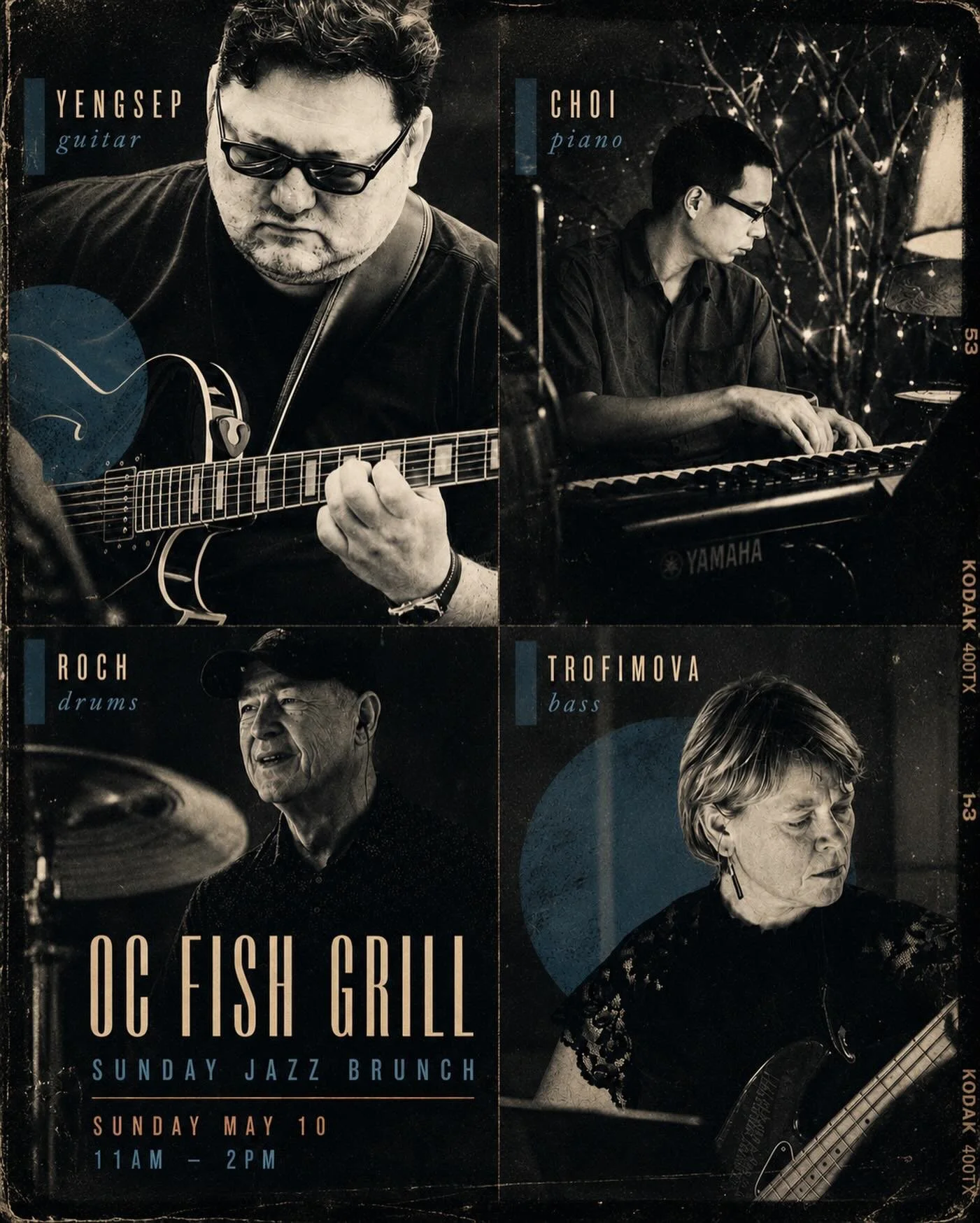 Sunday vibes celebrating Moms 💐🎶
Live jazz brunch at 11am @ocfishgrill ✨
Yengsep &bull; Choi &bull; Roch &bull; Trofimova
Reservations: 949-988-7002