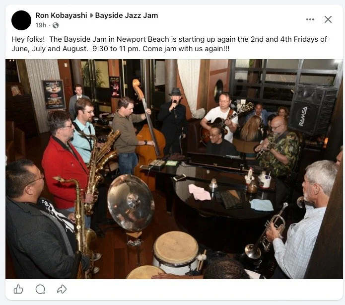from our friend @rkobamusic -- jam at @baysidenb is back!!!
