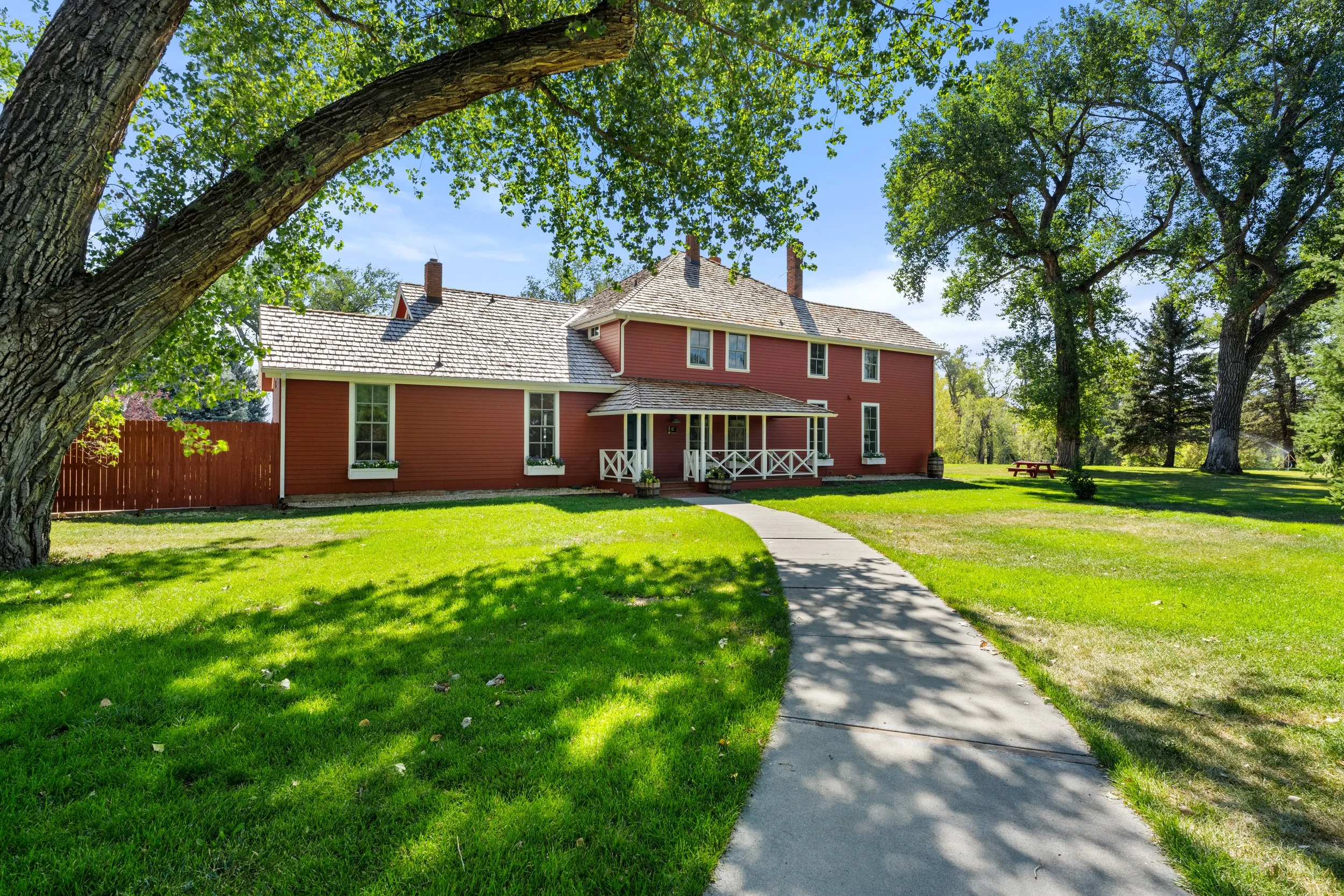 The Big Red Ranch House