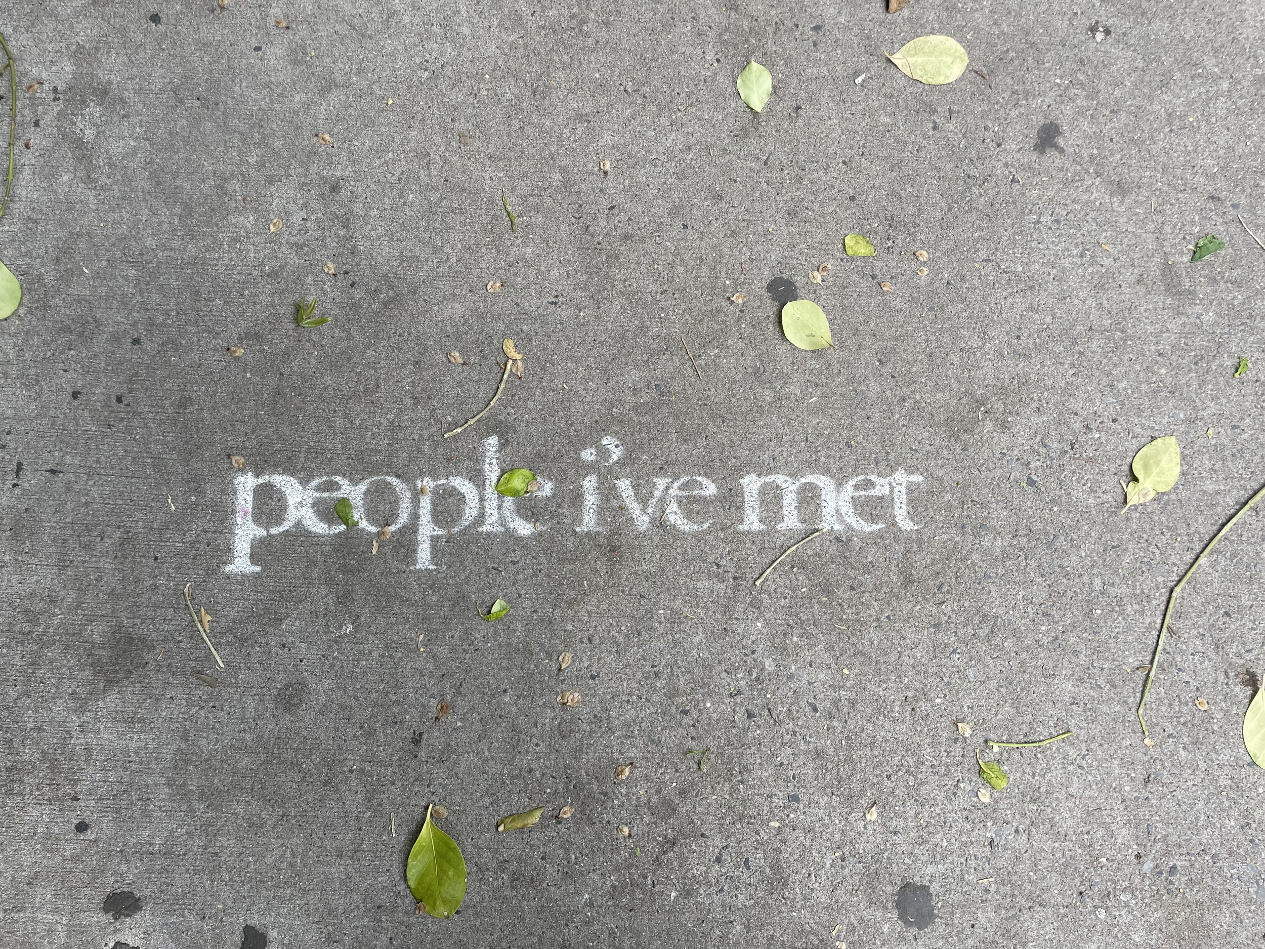 The People I’ve Met 