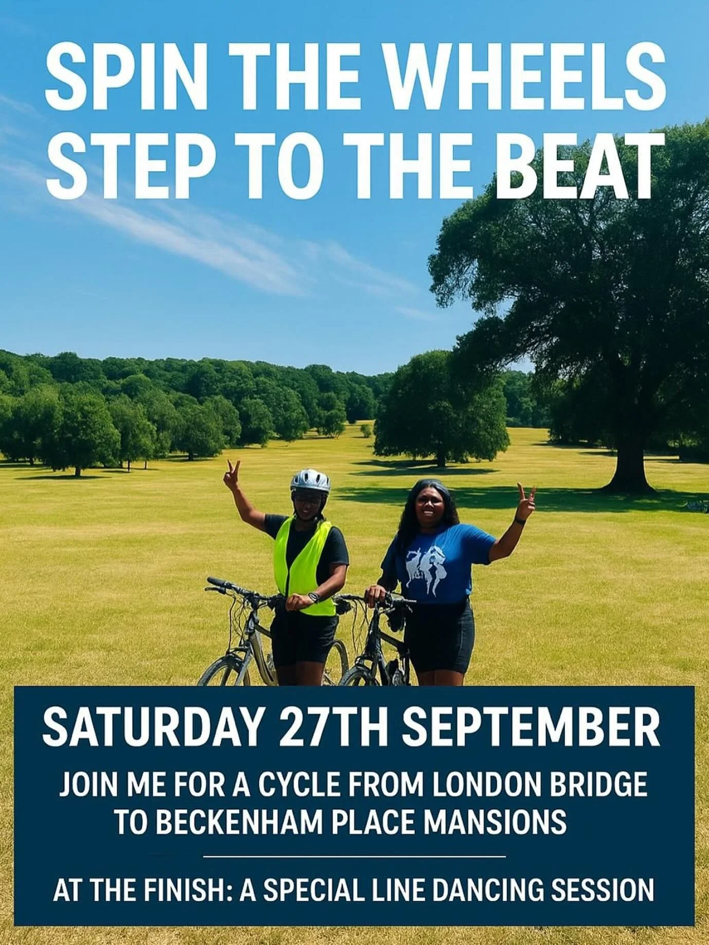 This Saturday join us for an epic ride and dance session led by our amazing ride leader Rose! No one brings as much energy to a ride than Rose. Always getting us up and moving to the beat. This is the ride you don&rsquo;t want to miss!!! Book via Eve