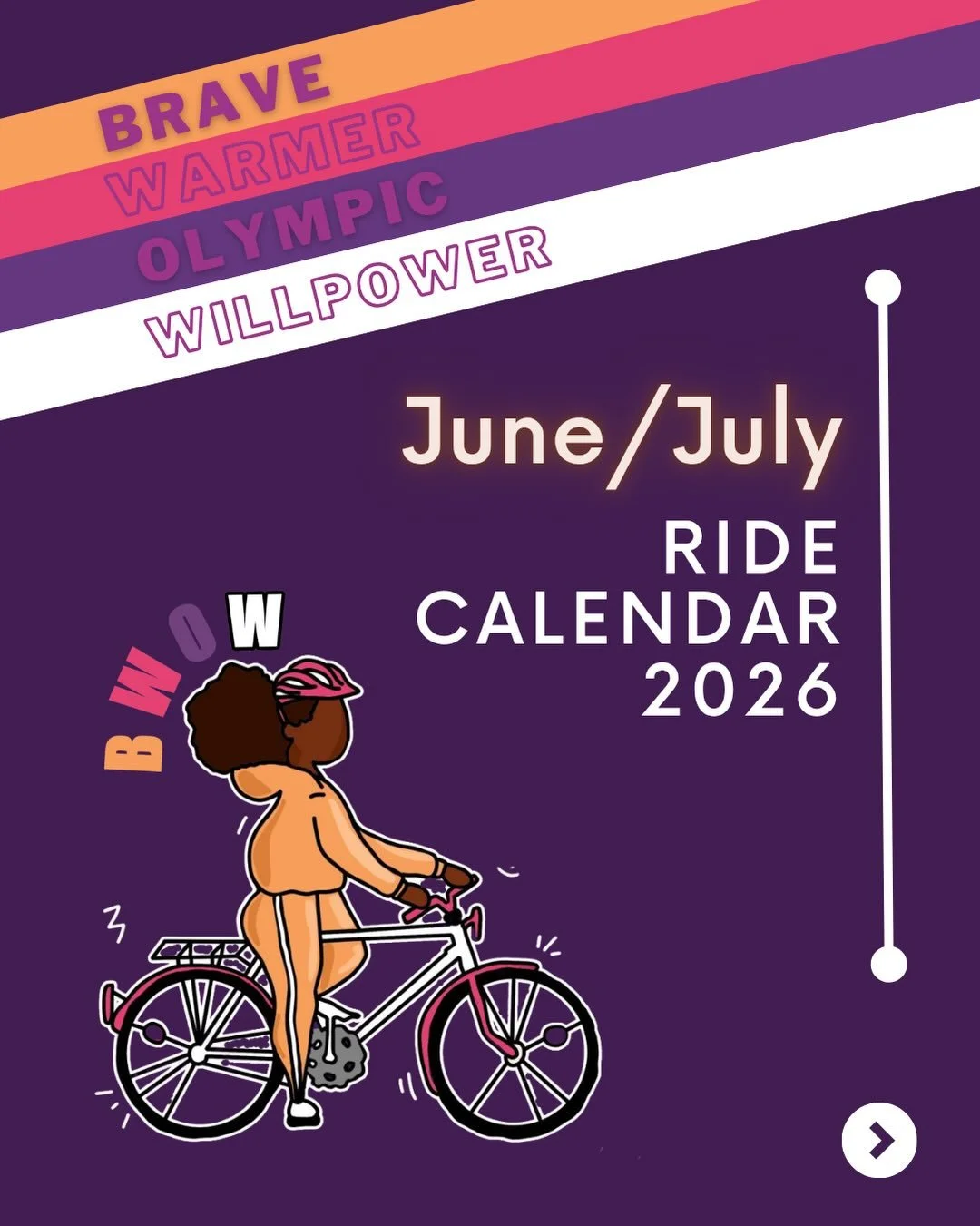 Hello!!! We are happy to share upcoming BWOW rides ready for you to book:

🚴🏾&zwj;♀️ Saturday 13 June
East London - Mini Tour de Hackney

🚴🏾&zwj;♀️ Saturday 20 June
Leytonstone to William Morris Gallery
In partnership with Waltham Forest @lbwalth