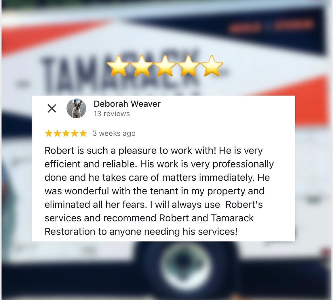 Thank you for sharing your positive experience 💫
Client satisfaction is our priority! 
If you need us, we are one call away👉🏼📱760.500.2211 
.
.
.
.
.
.
#waterdamagerestoration #waterdamageexpert #testimonials #happyclients #tamarackrestoration #f
