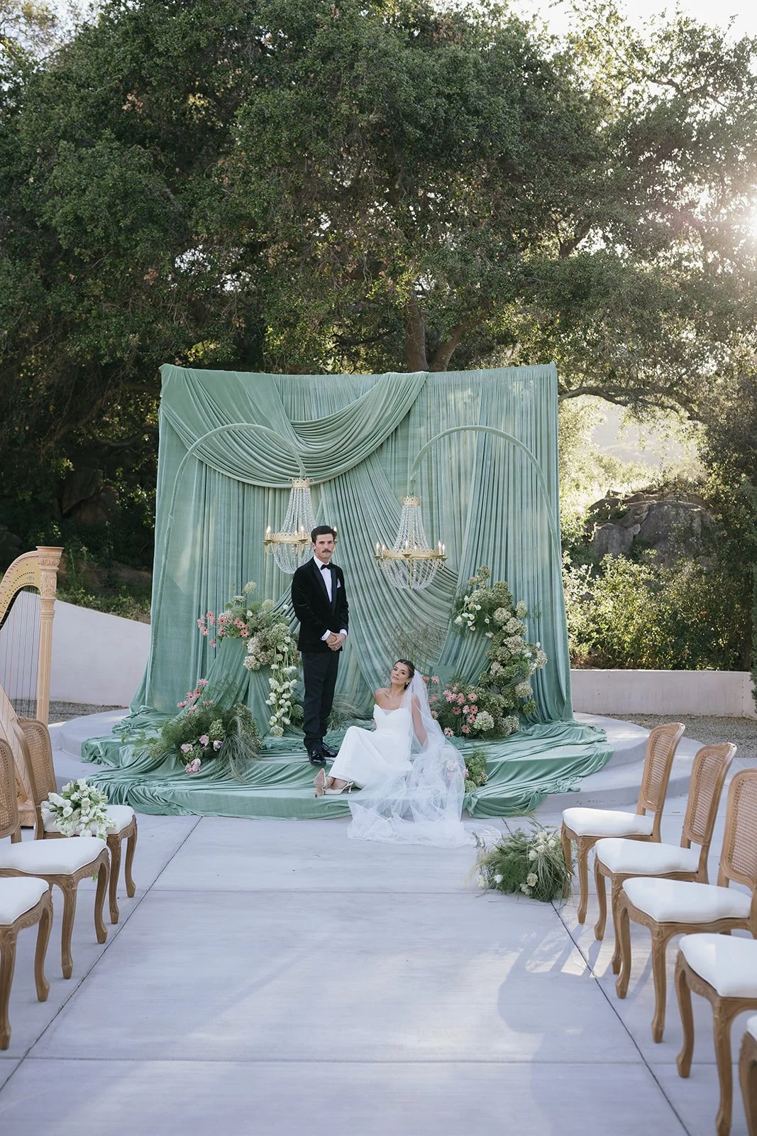 Designed, Not Decorated: A Sculptural Wedding Editorial at Villa Vienna in Pala, California