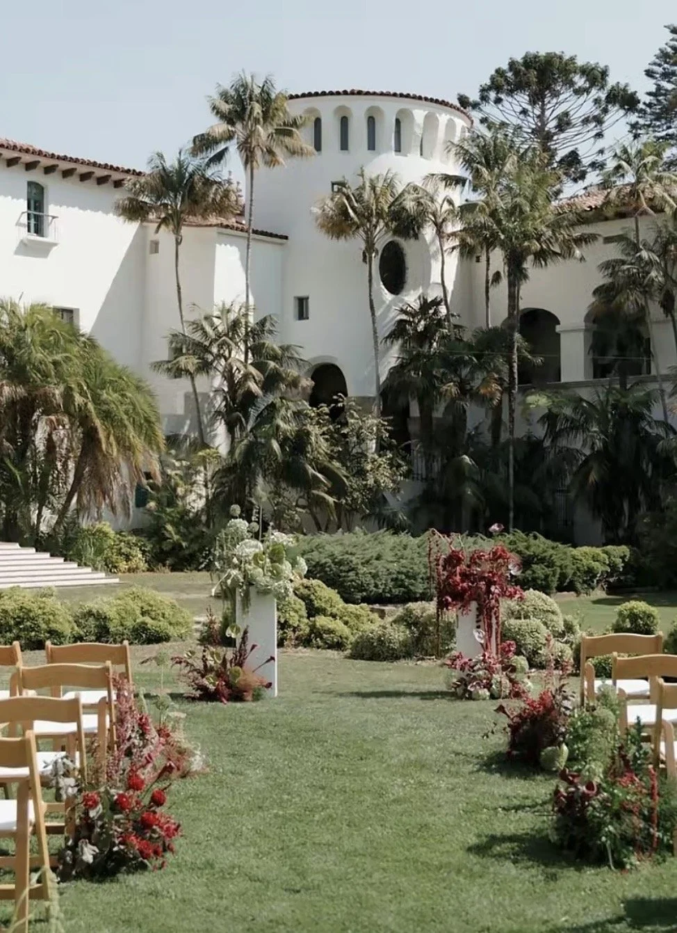 Santa Barbara Wedding ceremony by Teardrop Wedding Events