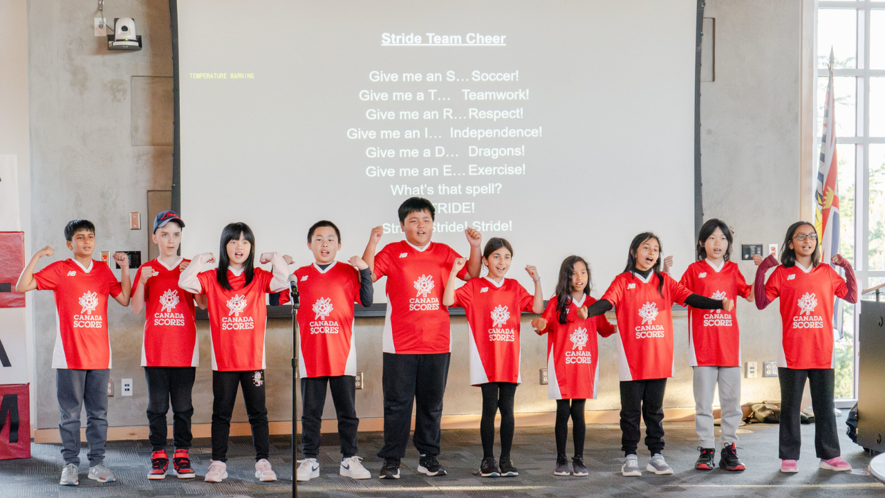 Children performing at a Red Carpet Poetry Slam.