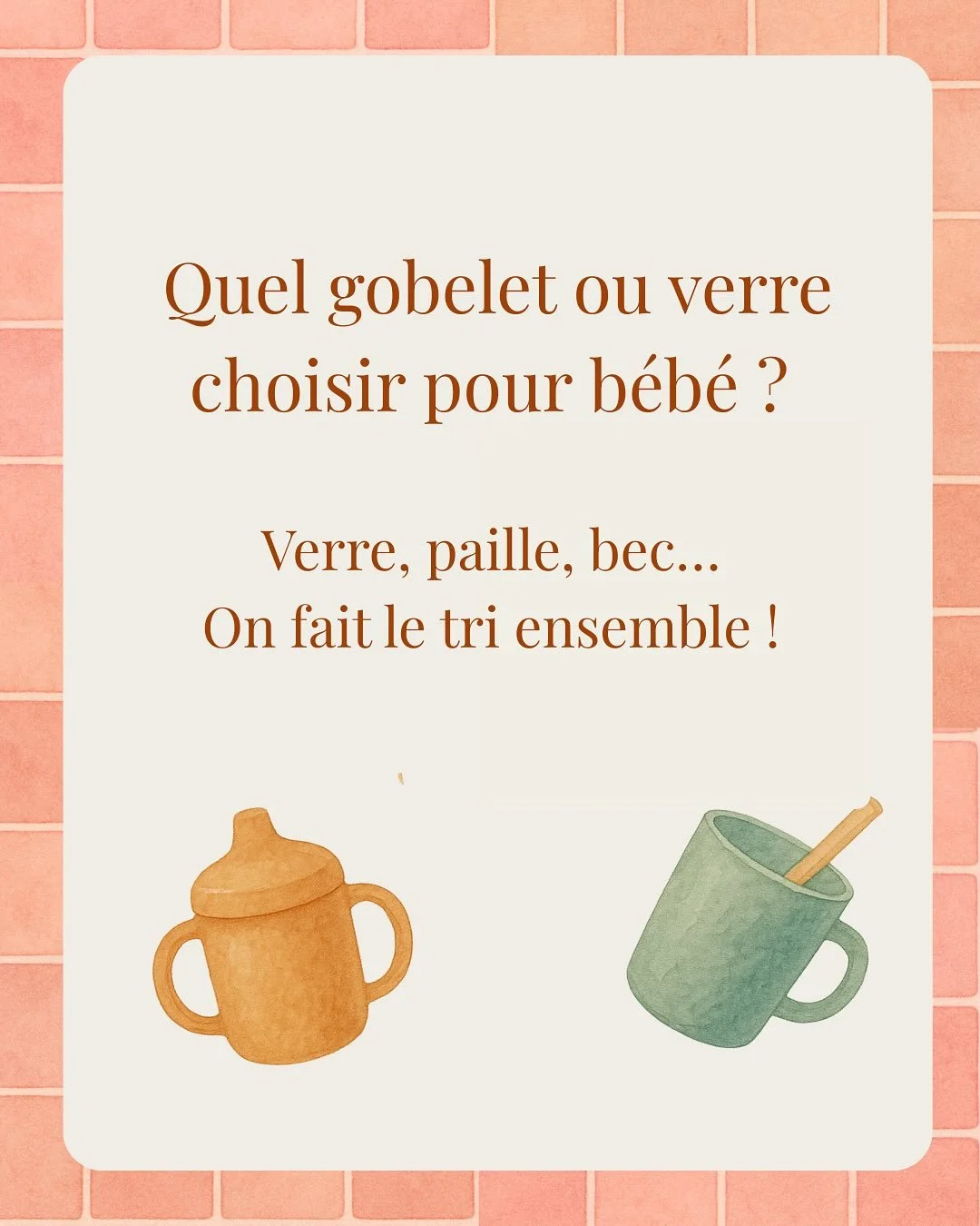 Verre &agrave; bec, paille ou verre ouvert : quel a &eacute;t&eacute; votre alli&eacute; pour la diversification de votre b&eacute;b&eacute; ? 🤔 
On en parle dans les commentaires ! 
Et n&rsquo;h&eacute;sitez pas &agrave; partager ce post avec d&rsq