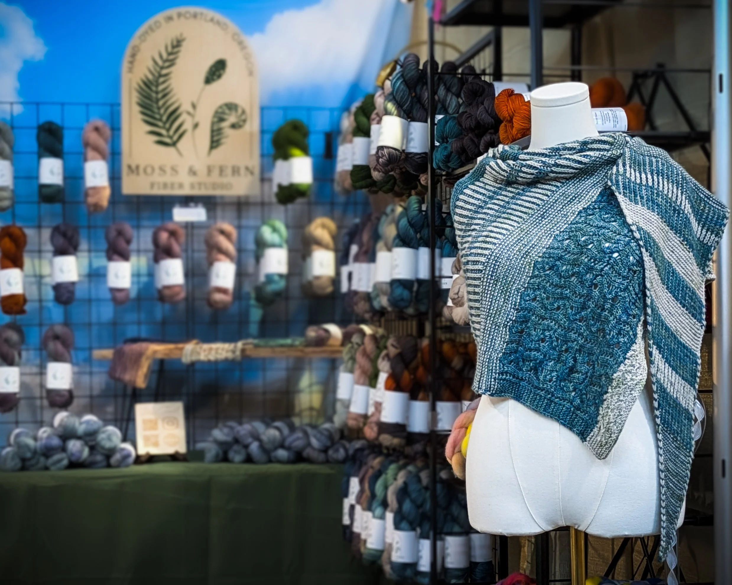 Tempo and Tide Shawl Knit Kit Pre-Order