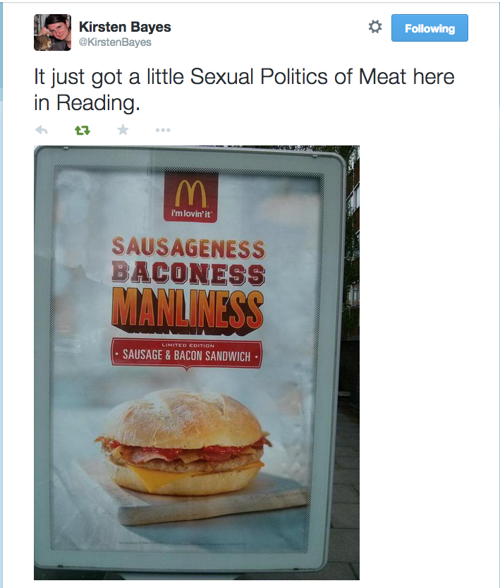 Manliness is determined by how many dead bodies you can consume