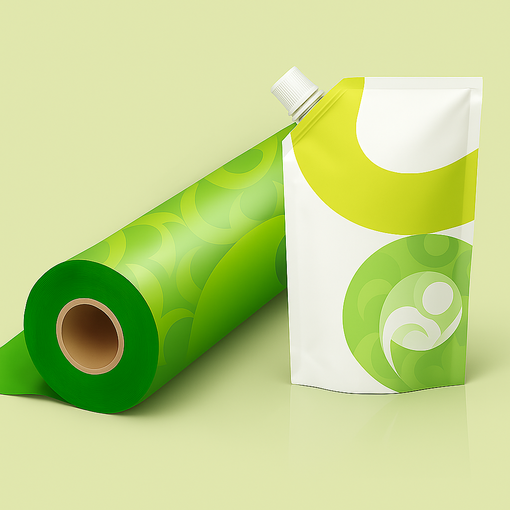 stand up pouch and roll