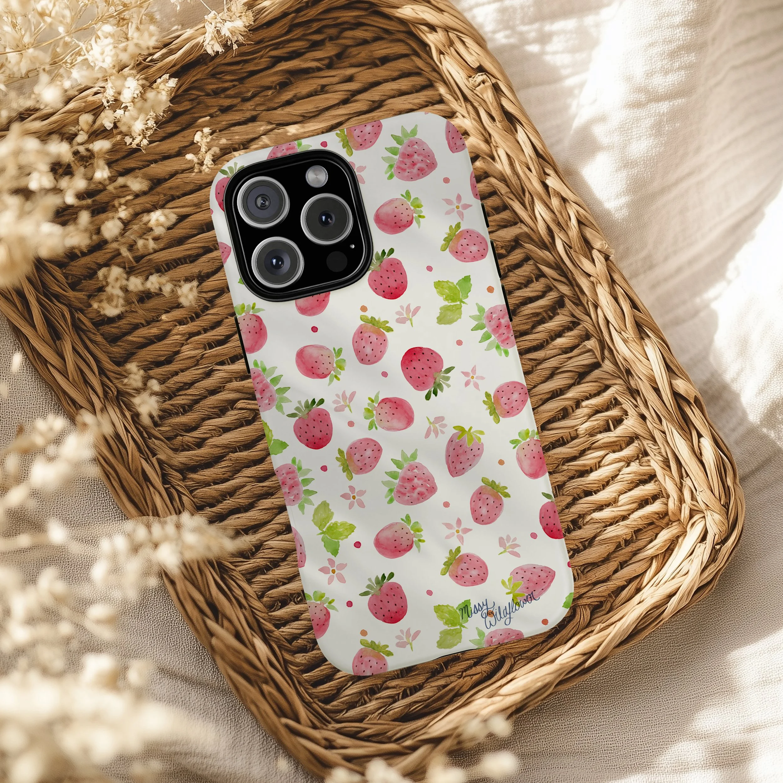 Custom Phone Case – Choose Your Design & Phone Model (16 Missy Wildflower designs to choose from)