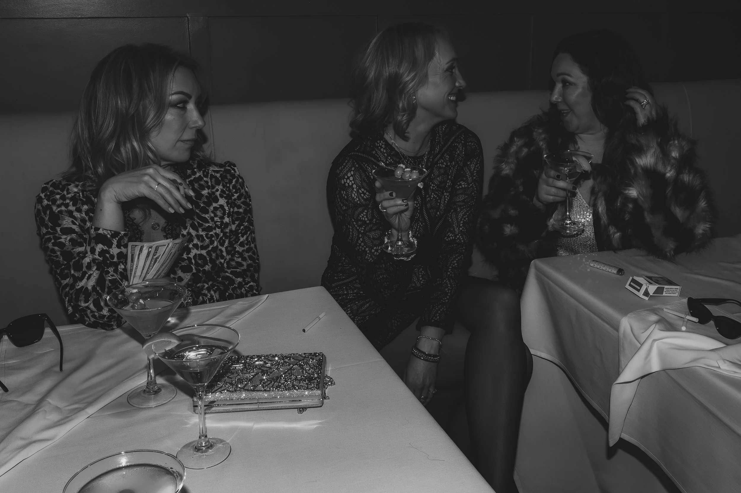 B&W Film - "Mob Wives" - Sister Photoshoot