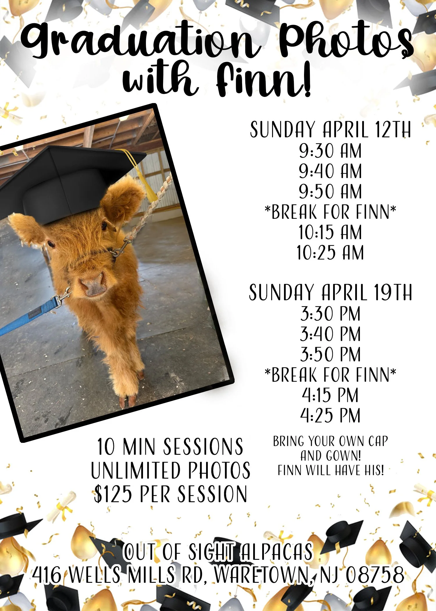 Graduation Photos w/ Finn