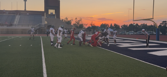 Group Sack on the Lions QB late in the 4th Quarter of the Miners vs Lions game on June 21st, 2025
