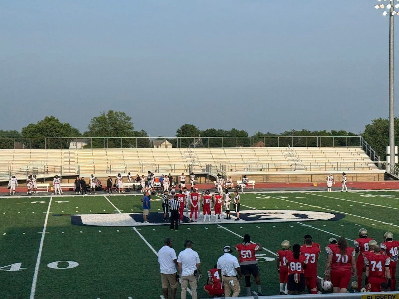 Coin toss before the Miners vs Pioneers game on June 14th, 2025