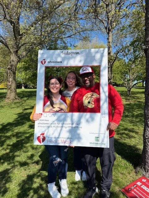 Dubuque Miners at the American Heart Association - Heart Walk - Dubuque Arboretum - 05.02.26