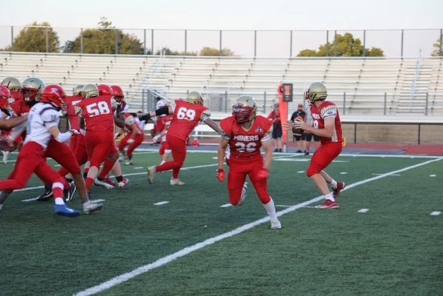 Action shot from the Miners final Home Game of the Inaugural Season on 7.19.25