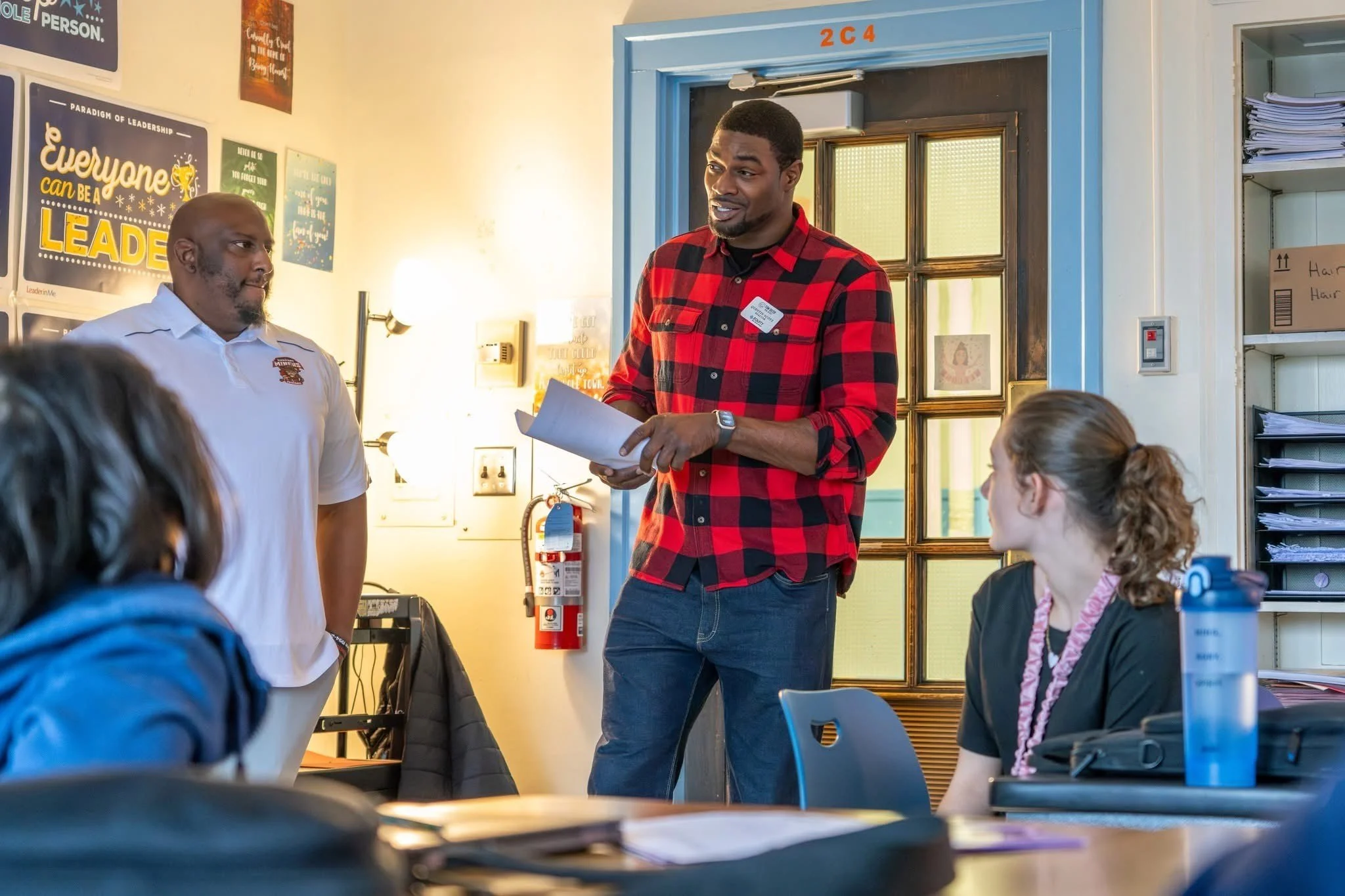 Dubuque Miners speak at Washington Middle School 3.19.26