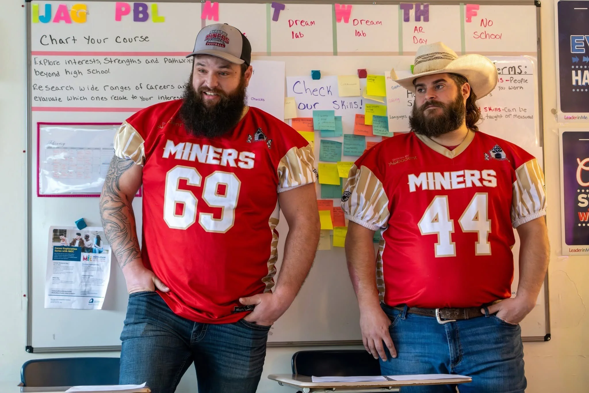 Dubuque Miners speak at Washington Middle School 3.19.26