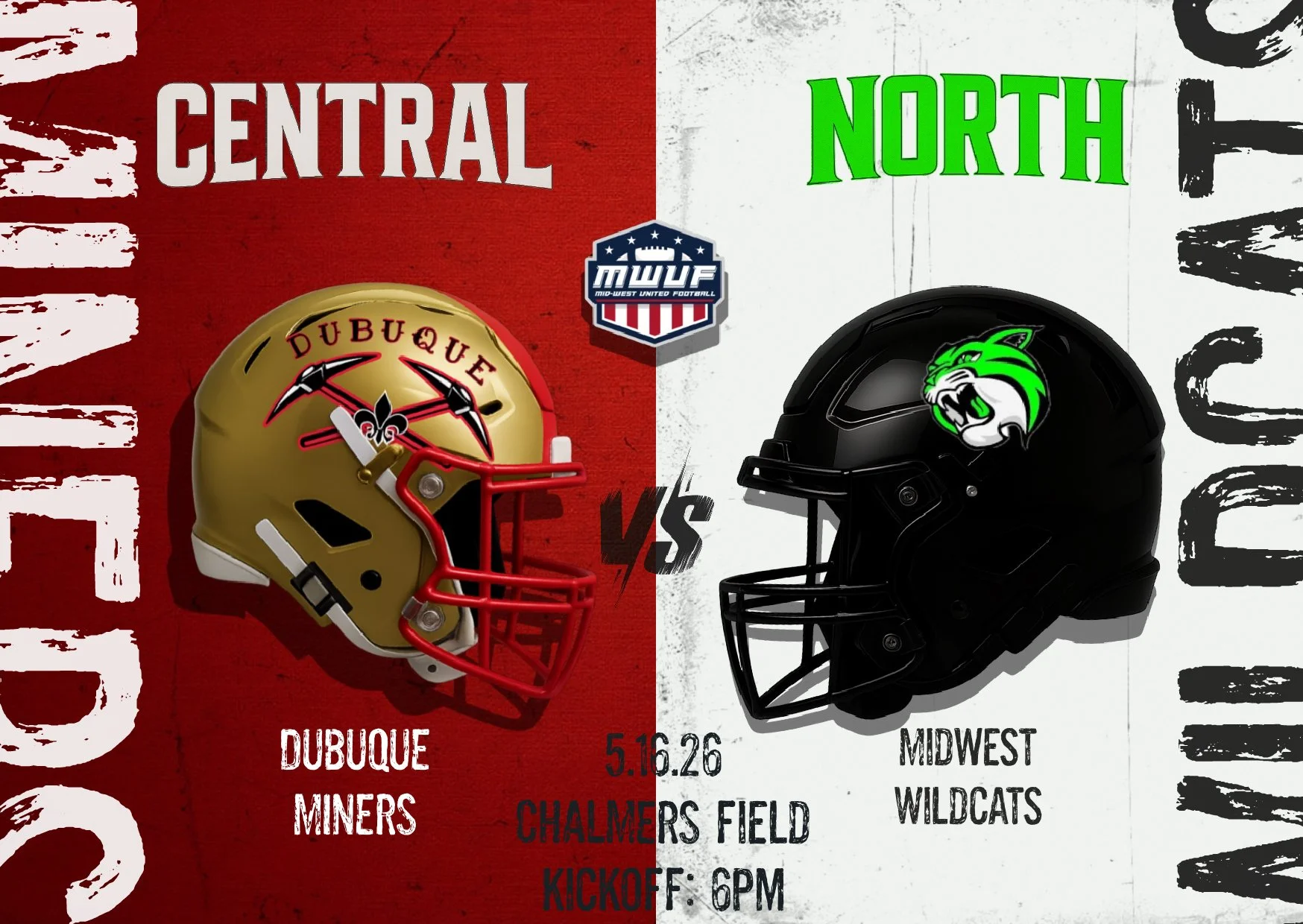 Dubuque Miners vs Midwest Wildcats