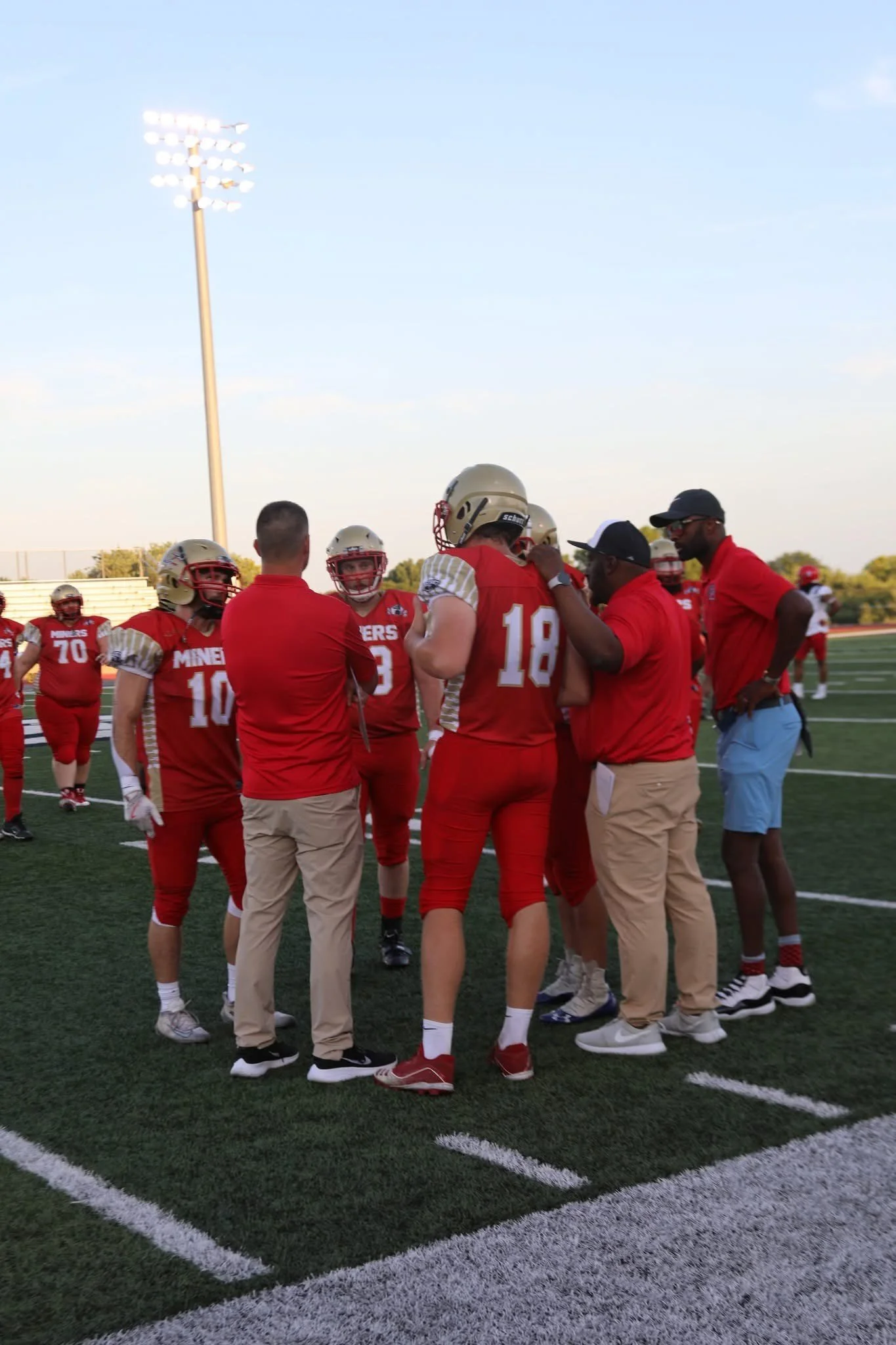 Action shot from the Miners final Home Game of the Inaugural Season on 7.19.25