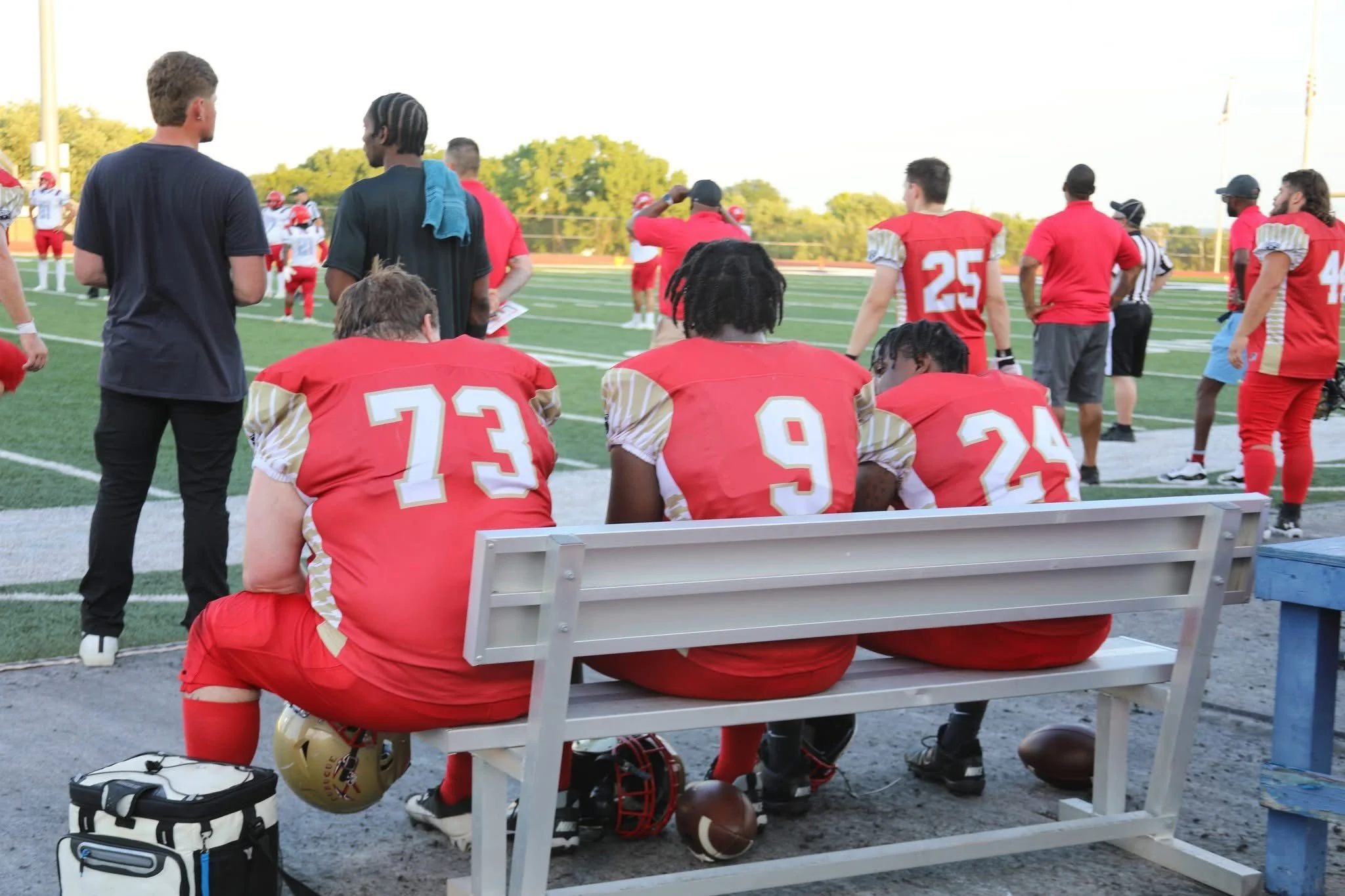 Action shot from the Miners final Home Game of the Inaugural Season on 7.19.25