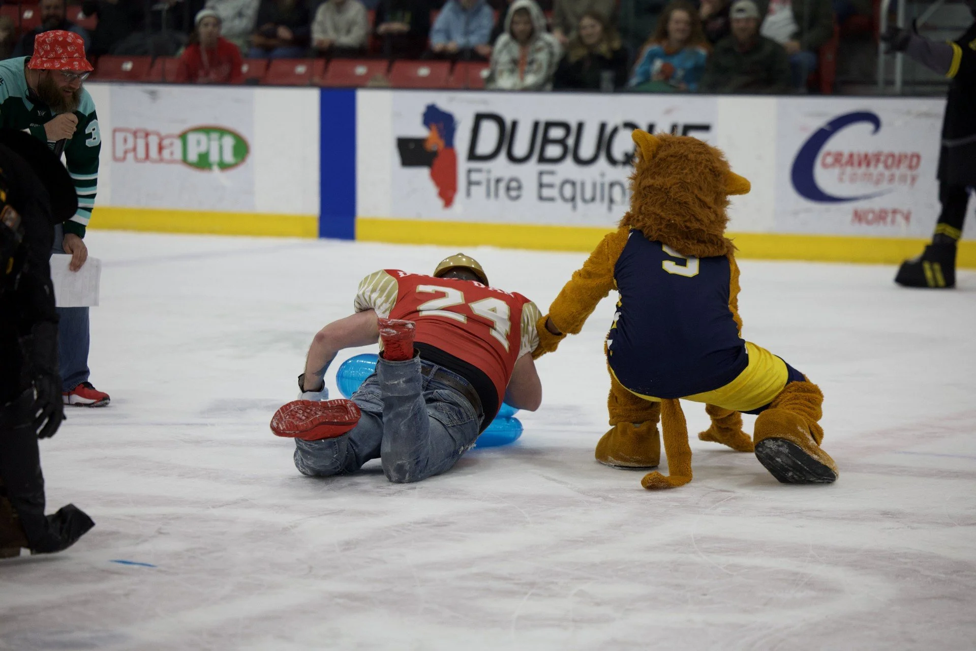 Dubuque Fighting Saints Mascot Mania Night | Debut of Dynamite Dan! 03.07.26