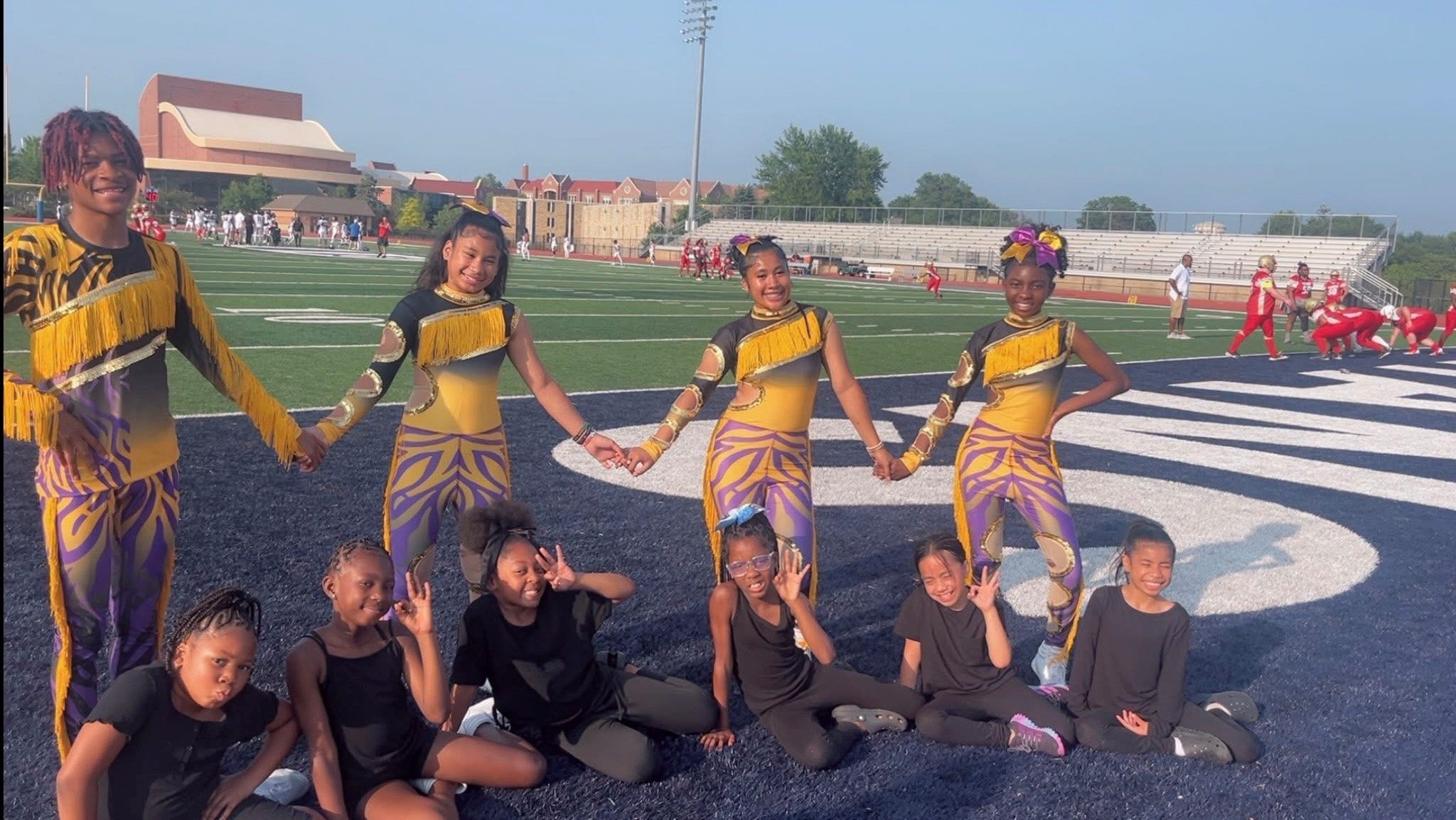 Dubuque Dancing Diva's perform during half-time of the Miners vs Pioneers game on June 14th, 2025