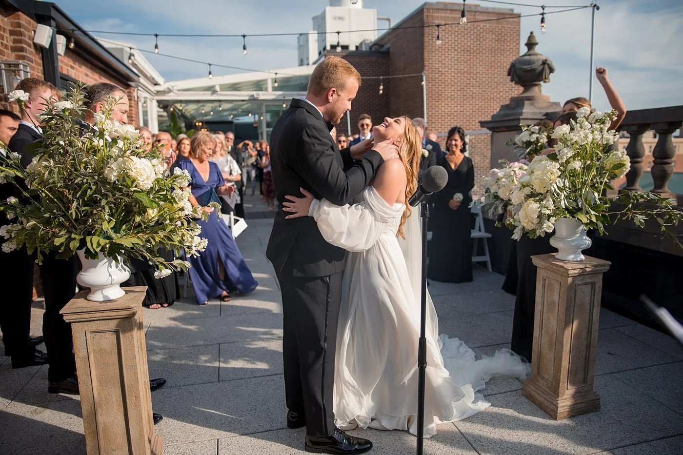 Rooftop wedding at the Providence G