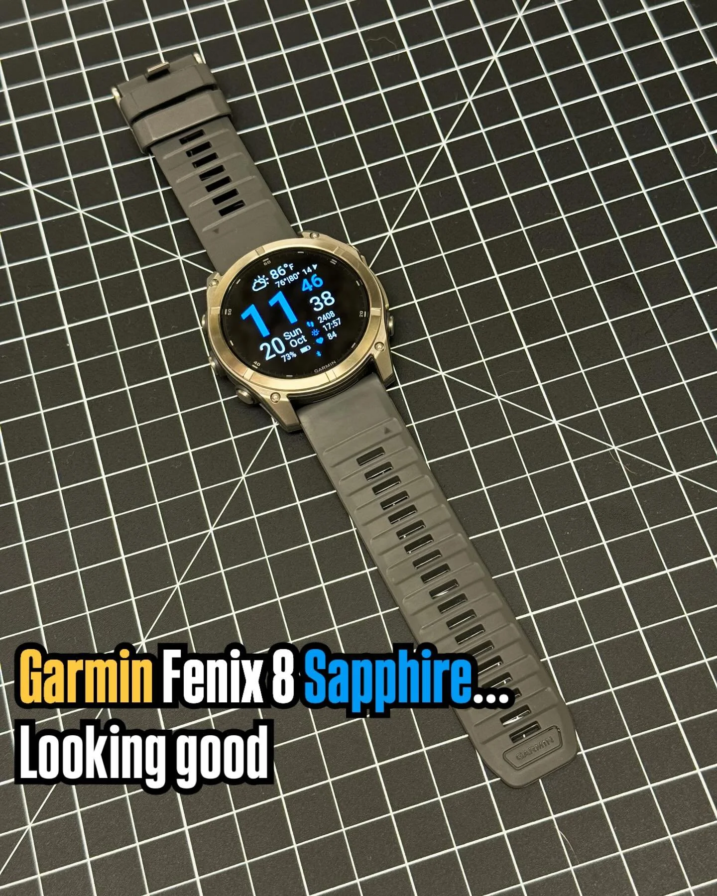 @garminfitness Fenix 8 Sapphire Titanium looking pretty good for a watch. What do you think? #garmin #garminfitness #sportswatch #fitness #training