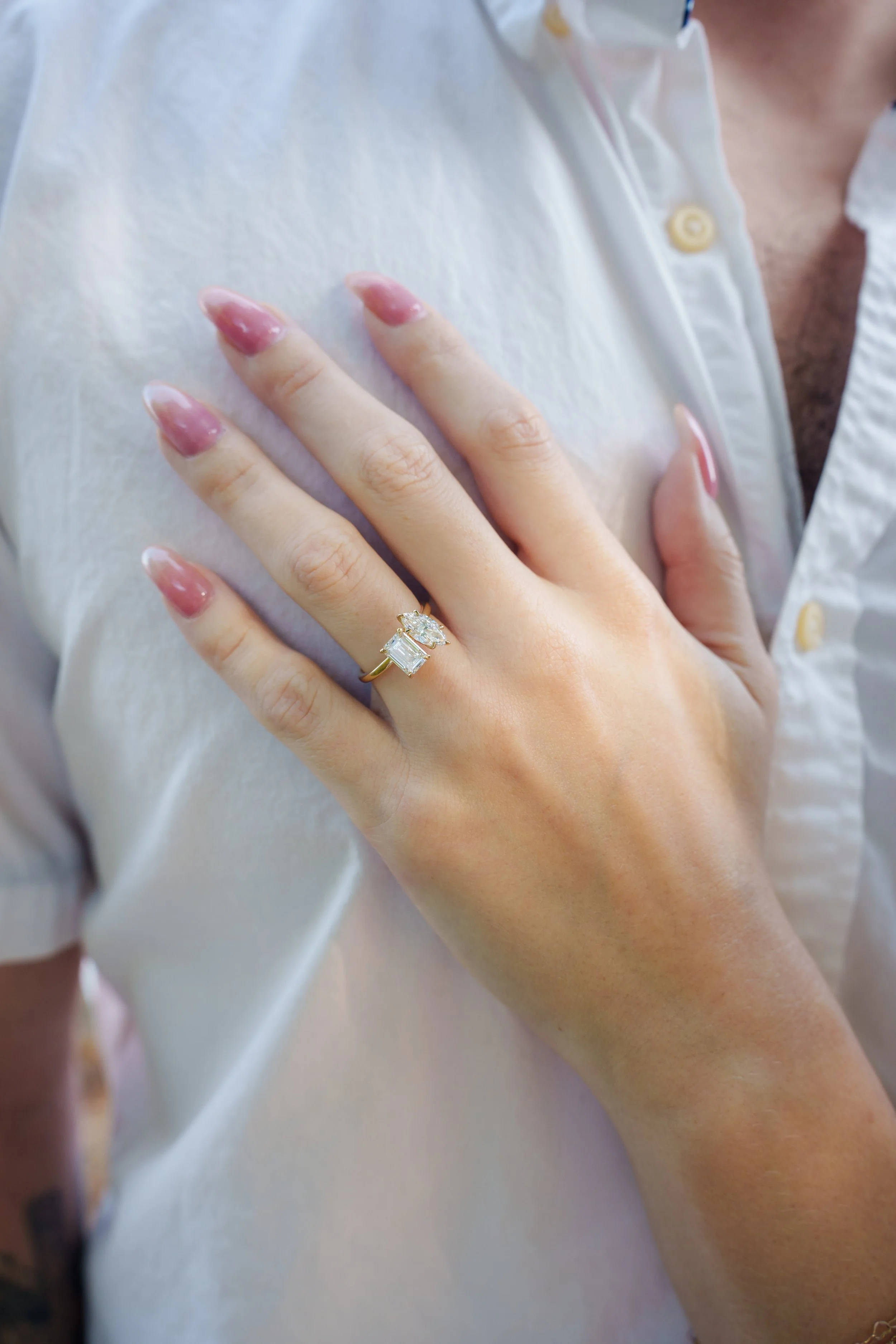 post proposal at Lake Allatoona, photo by Maggie O'Neill proposal photographer