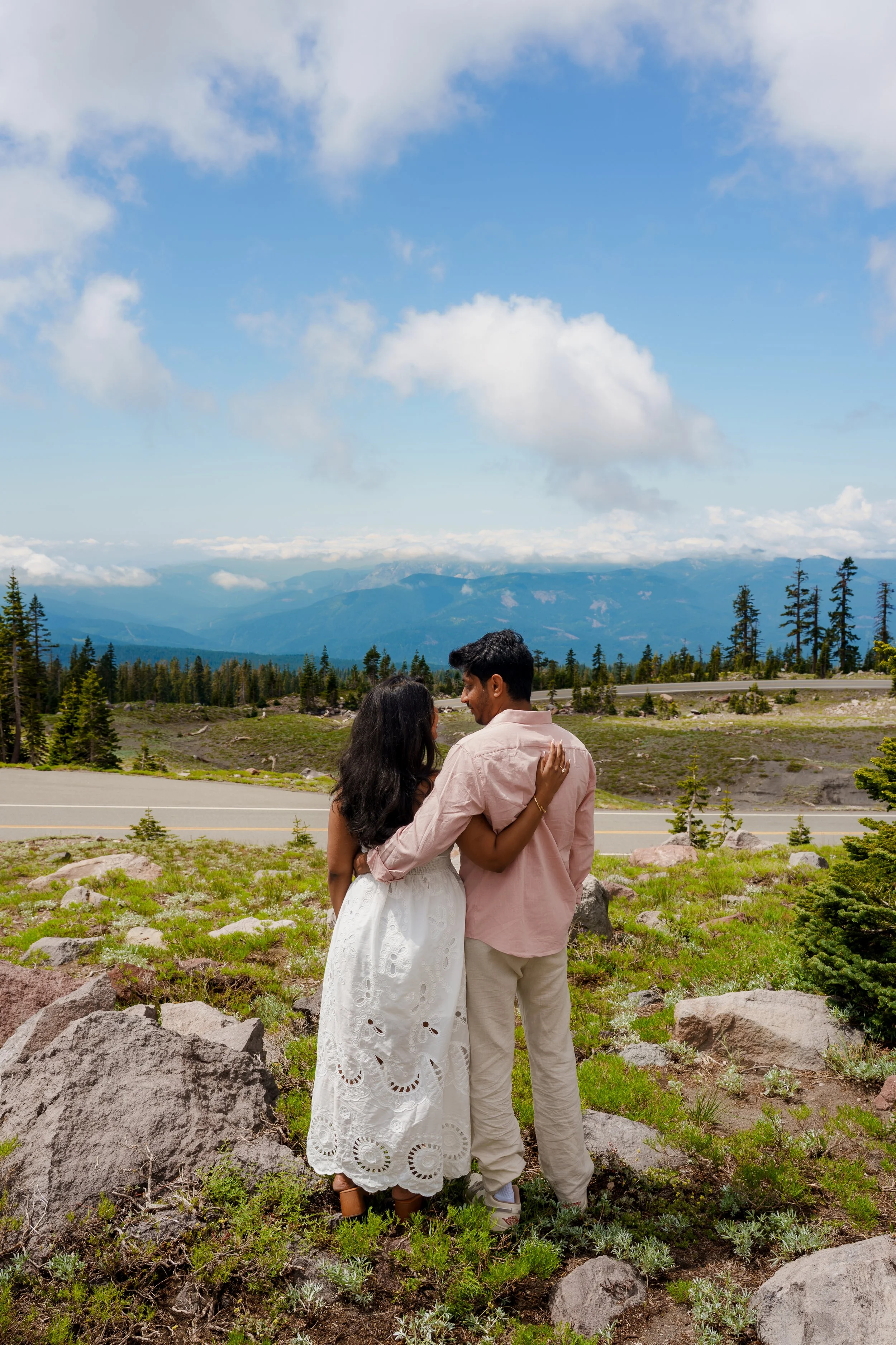Proposal at Panther Meadows in Mount Shasta, California (CA)