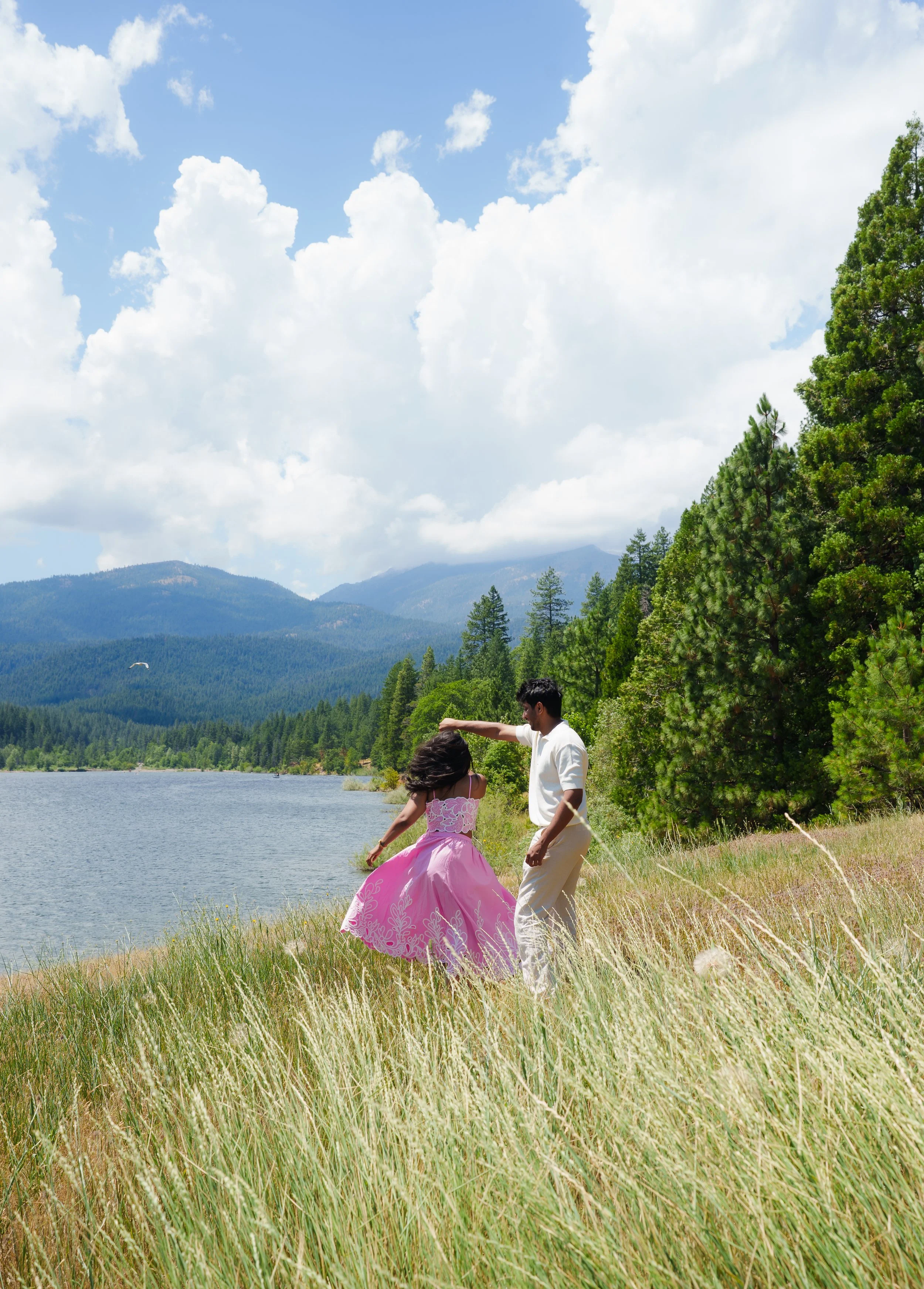 Post proposal photos at Lake Siskiyou in Mount Shasta, California (CA)