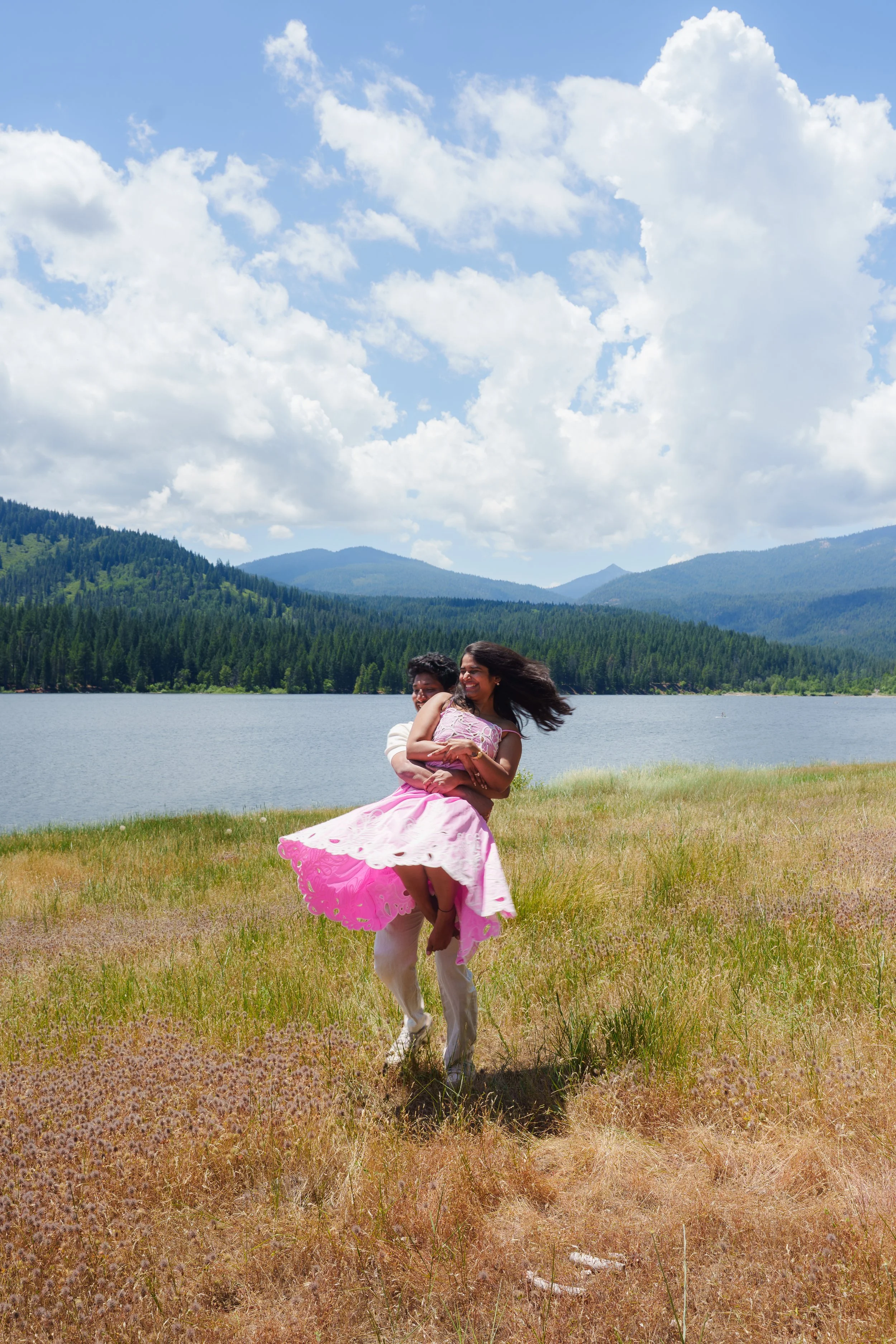 Post proposal photos at Lake Siskiyou in Mount Shasta, California (CA)