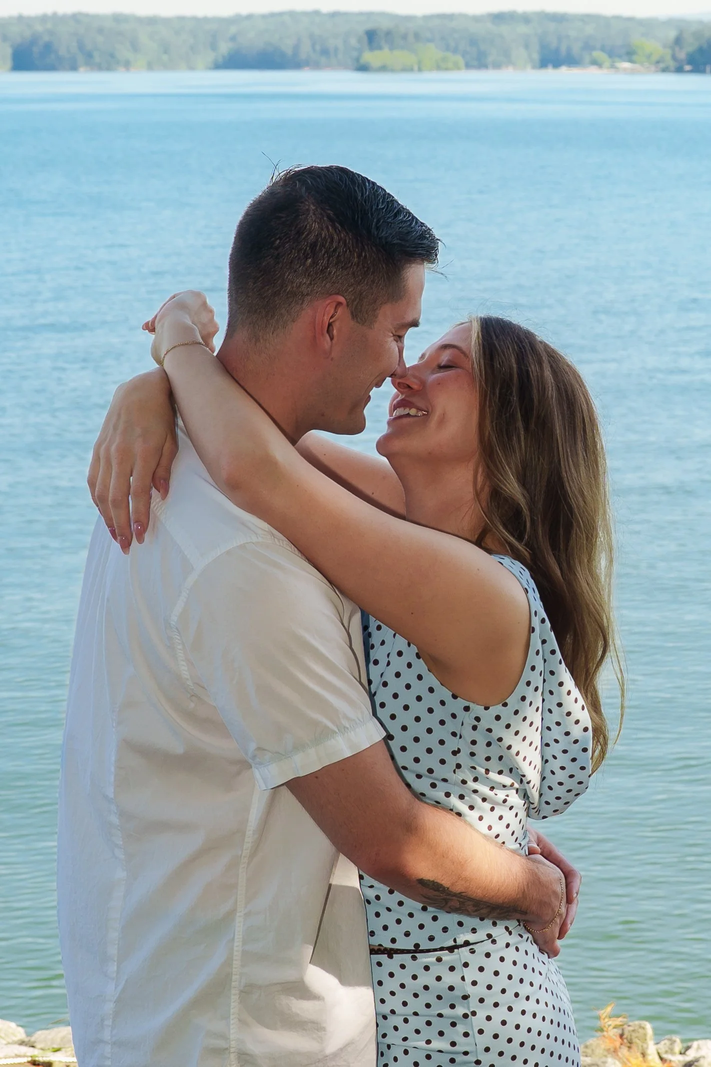 post proposal at Lake Allatoona, photo by Maggie O'Neill proposal photographer