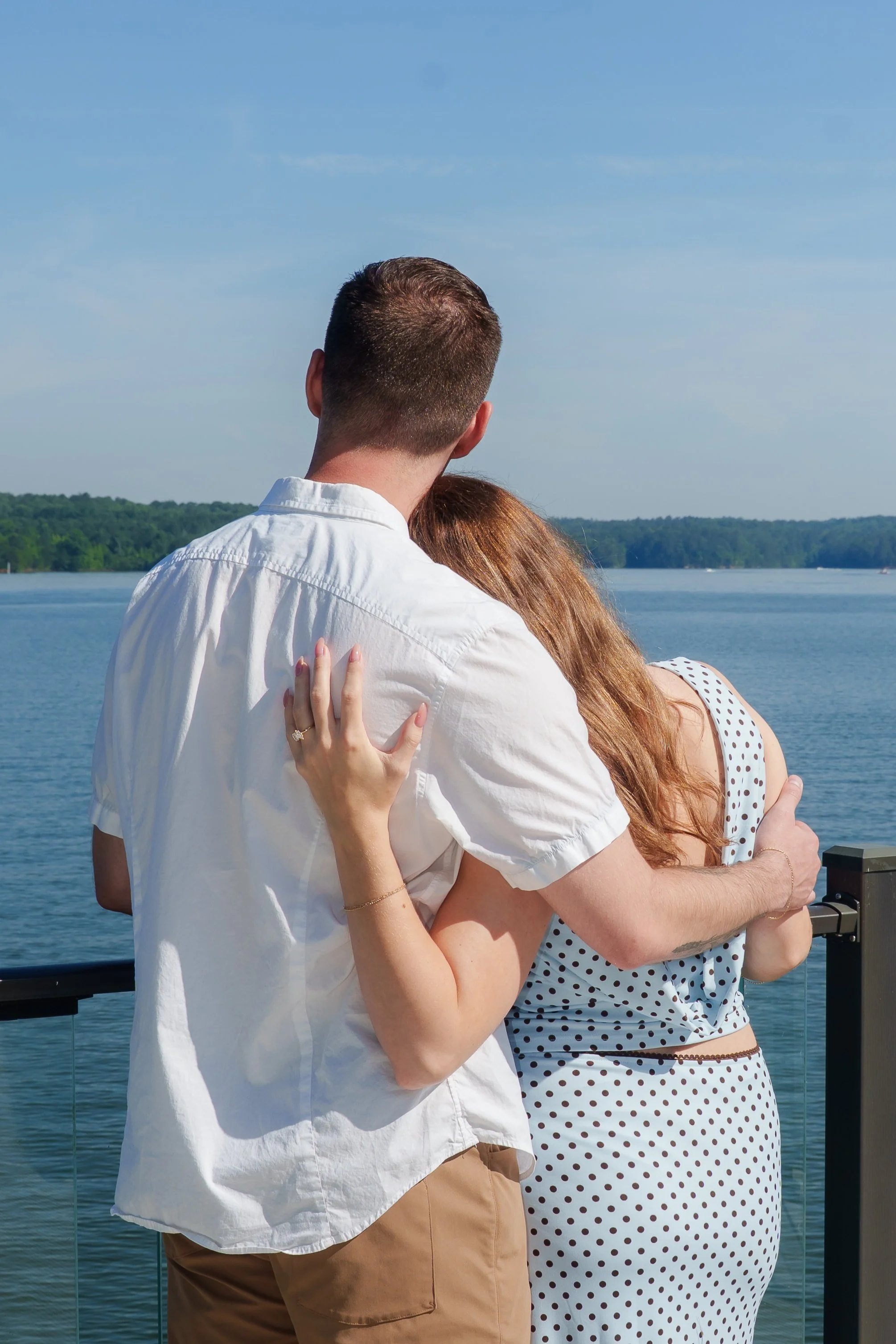 post proposal at Lake Allatoona, photo by Maggie O'Neill proposal photographer