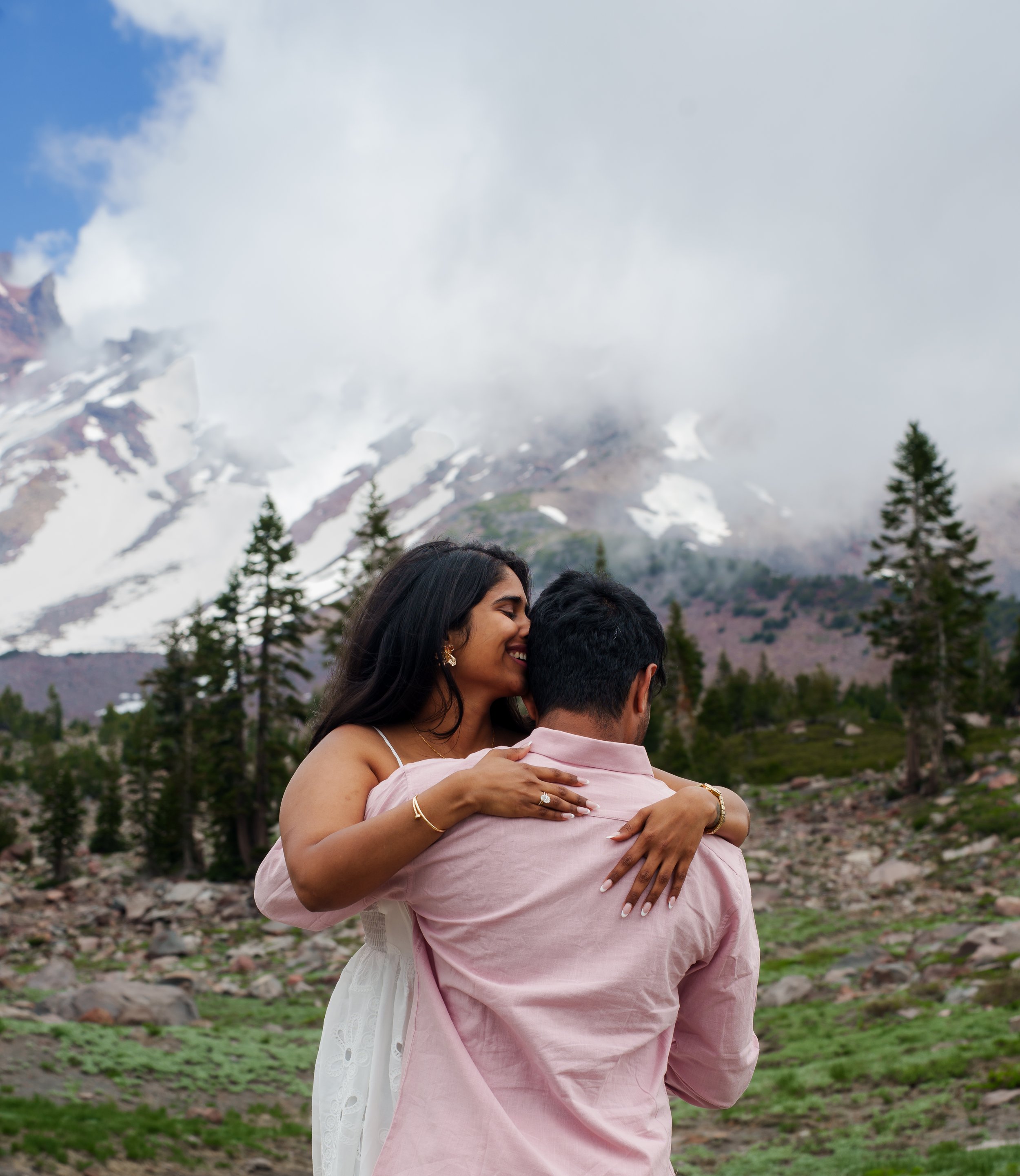 Proposal at Panther Meadows in Mount Shasta, California (CA)