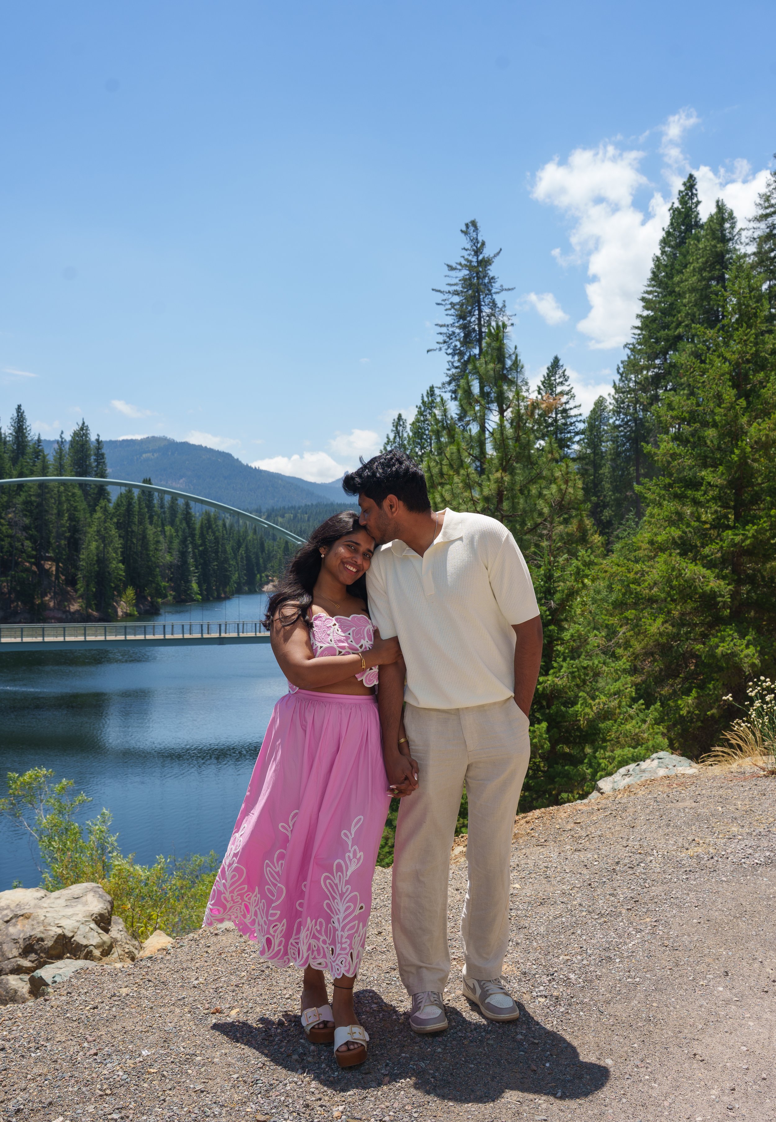Post proposal photos at Lake Siskiyou in Mount Shasta, California (CA)
