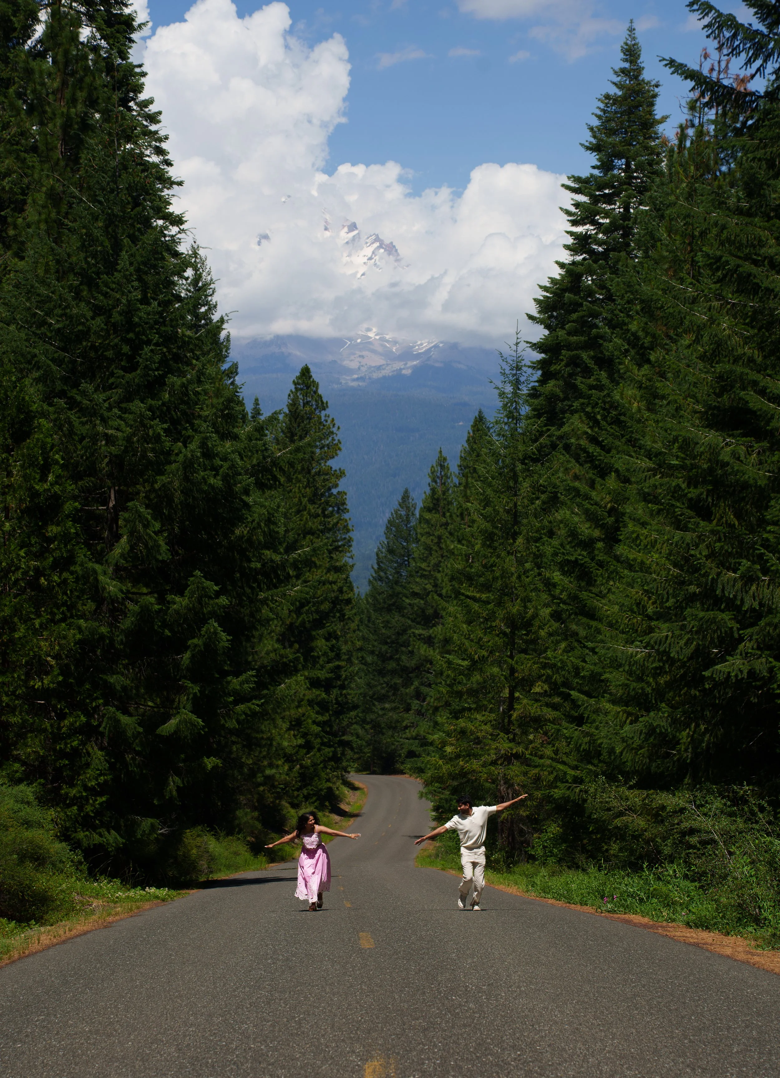 Post proposal photos at Castle Lake/Heart Lake in Mount Shasta, California (CA)