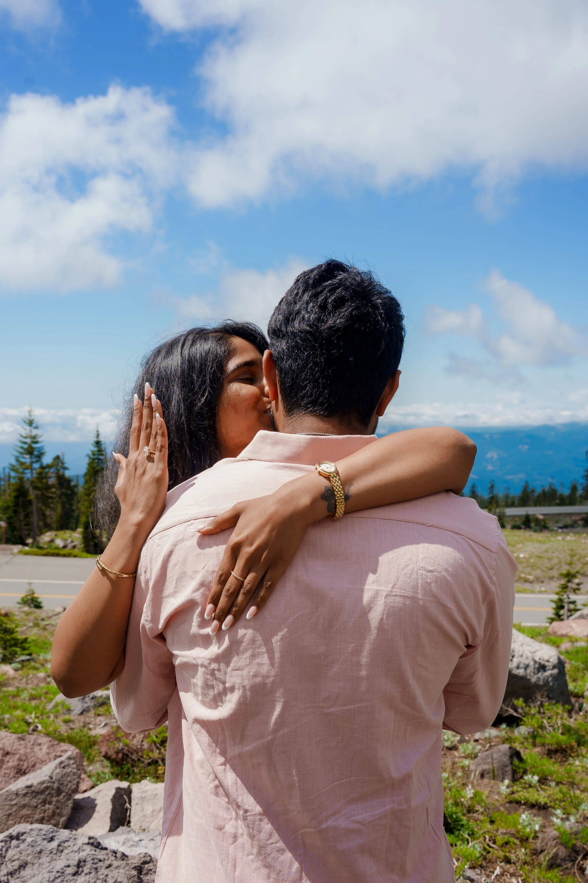 Proposal at Panther Meadows in Mount Shasta, California (CA)