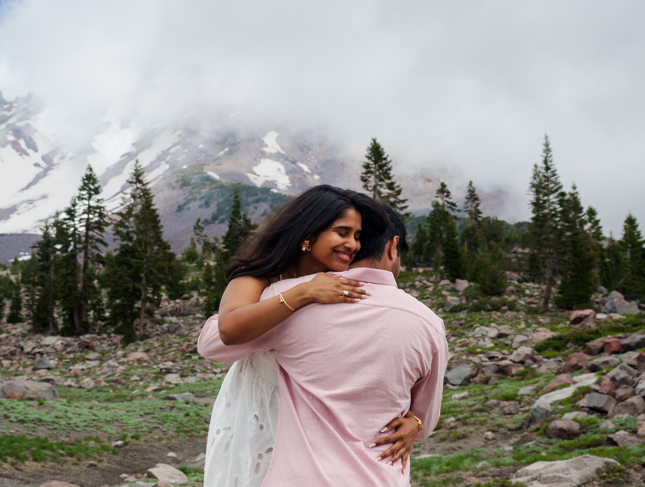 Proposal at Panther Meadows in Mount Shasta, California (CA)