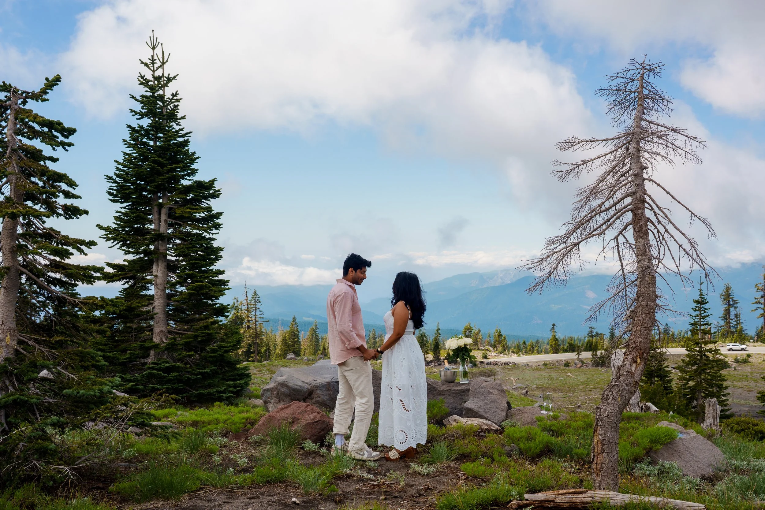 Proposal at Panther Meadows in Mount Shasta, California (CA)